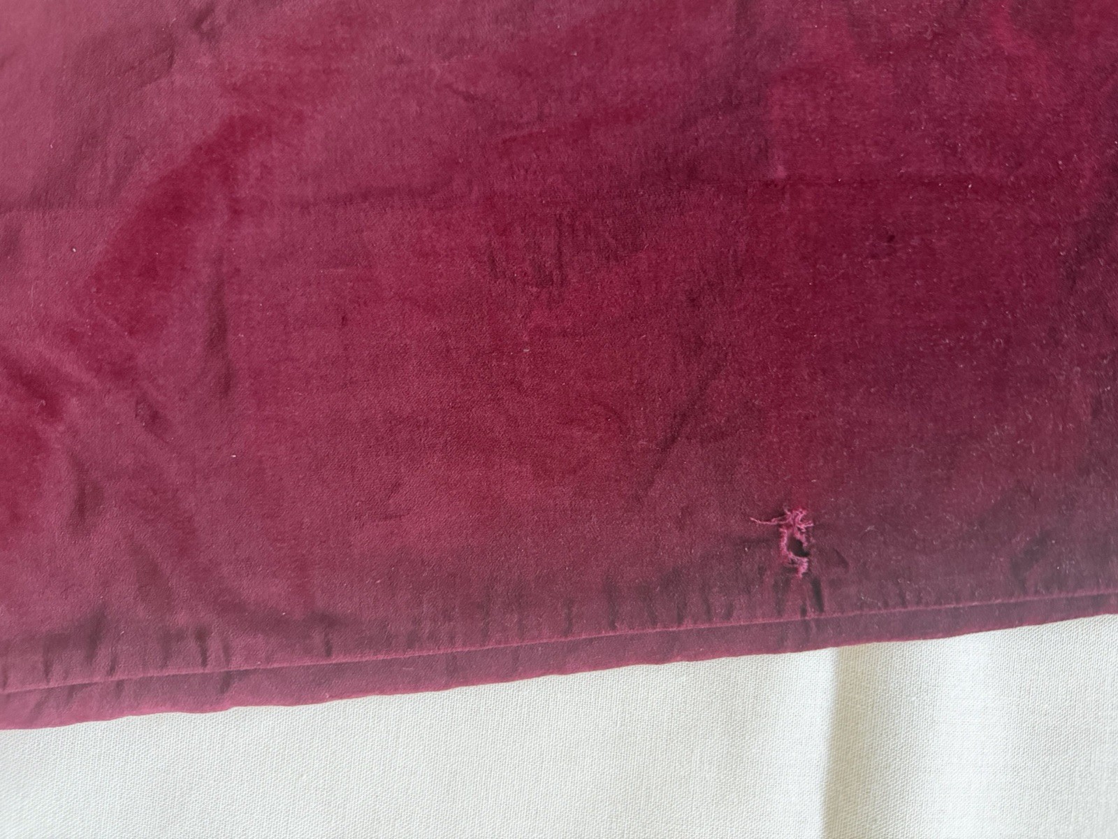 1970s VTG Levi’s For Me Burgundy Velvet Pants USA Tag Size 14 TLC Rare NOS