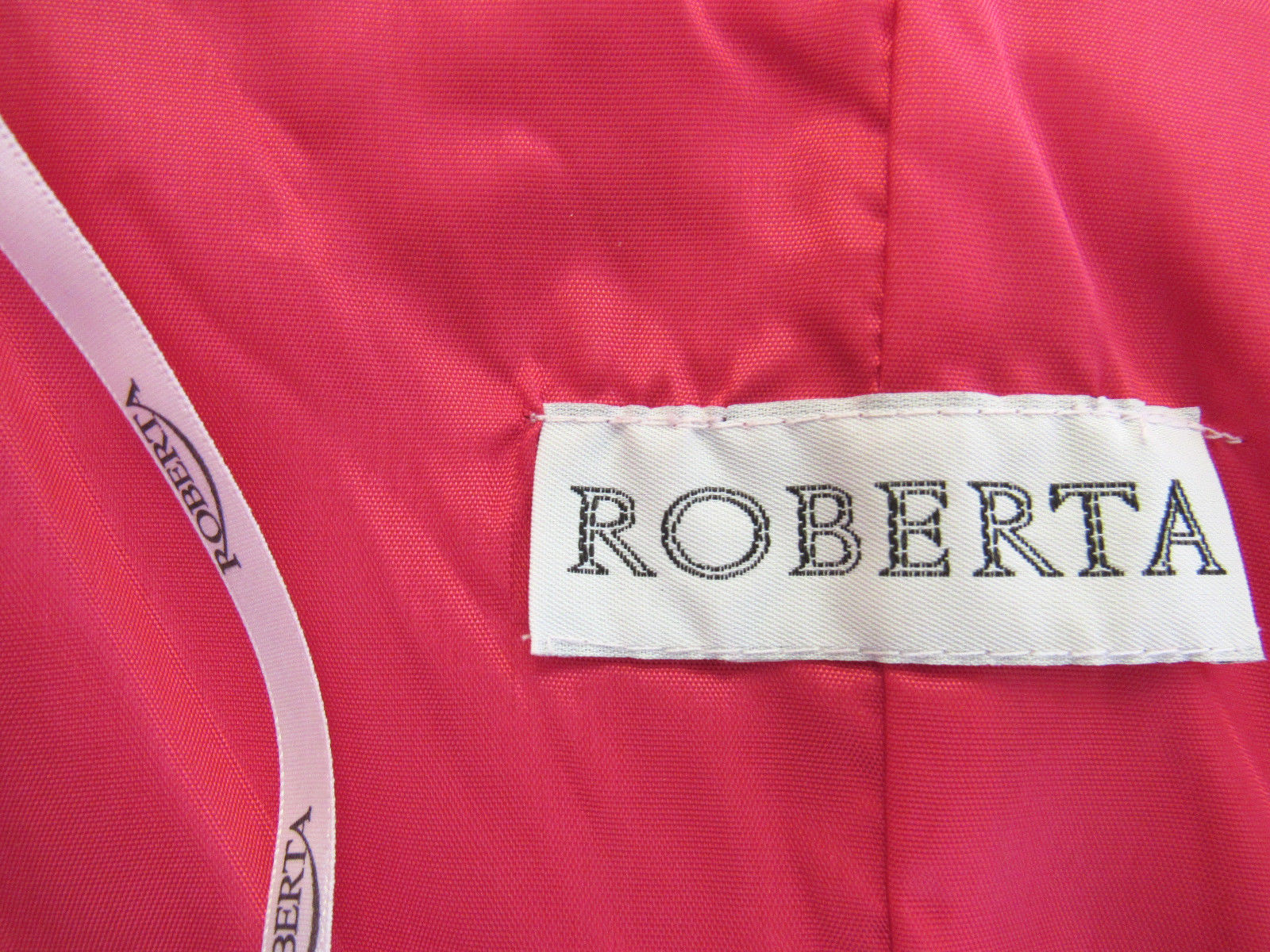 VINTAGE 1980s 90s ROBERTA COCKTAIL PROM DRESS MAGENTA PINK SHAWL FLOWERS