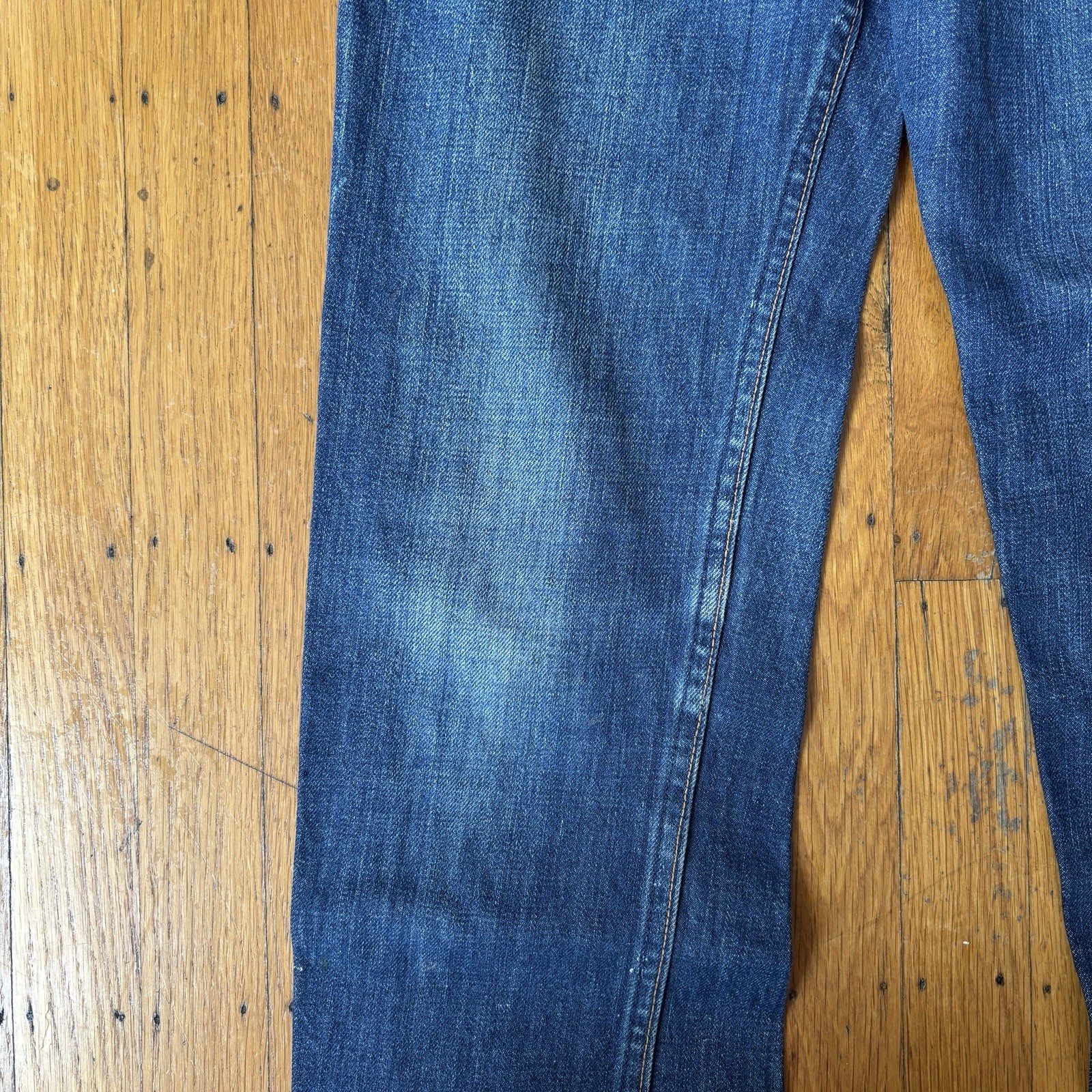 1950s Vintage Farah Of Texas Dark Selvedge Jeans Talon Zip USA Sanforized 23×29