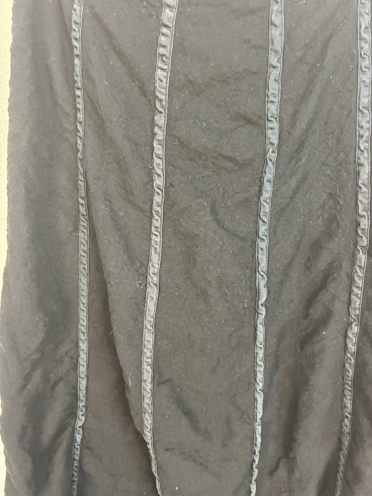 VTG Ralph Ralph Lauren Bergdorf Goodman Lightweight Wool Panel Midi Skirt 12