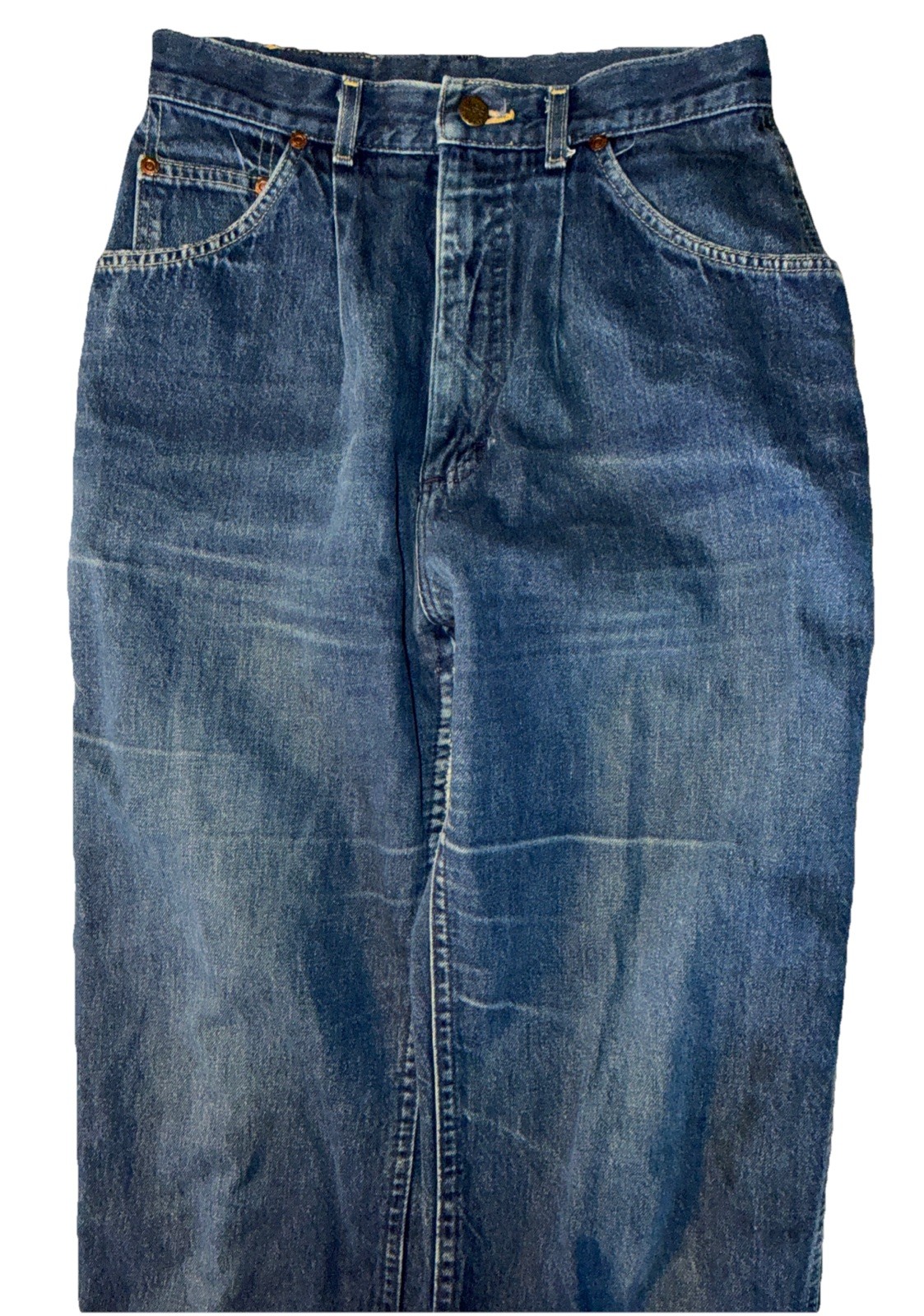 Vintage 80s Womens Lee High Waisted Tapered Jeans Size 11 100% Cotton