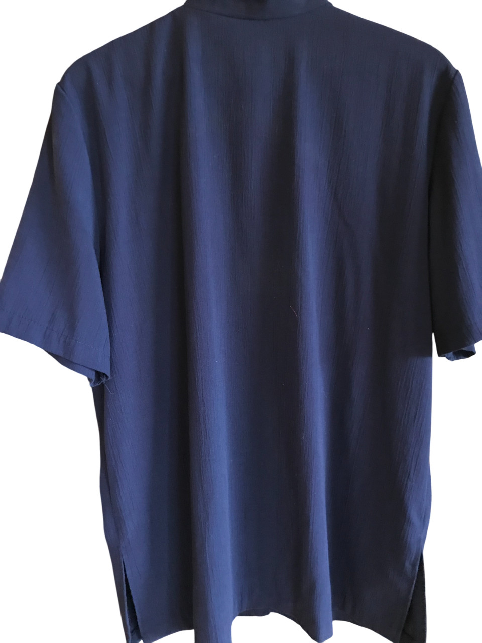 VTG 90s two twenty Rayon Blend Tunic, Dark Blue Blazer Top Unique Buttons Sz 18