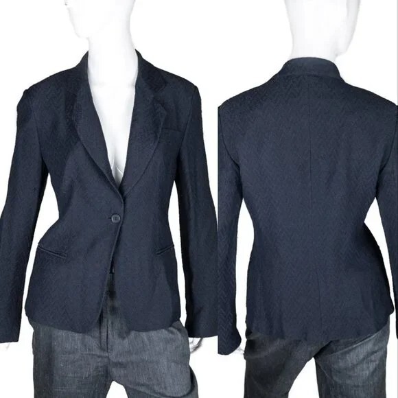 Vintage Emporio Armani Blazer Minimalist Quiet Luxury Old Money Academia Capsule