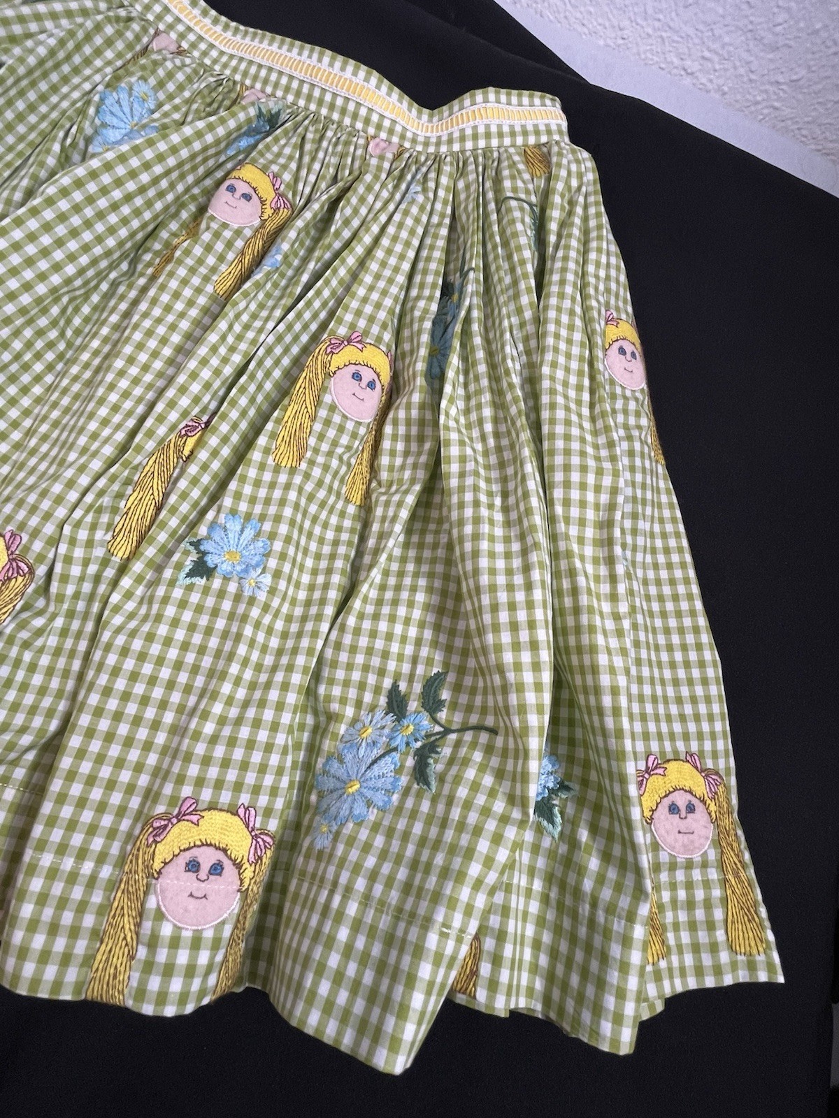 Jenny Fax Lime Green Cabbage Patch Doll Skirt Size M Spring 2013