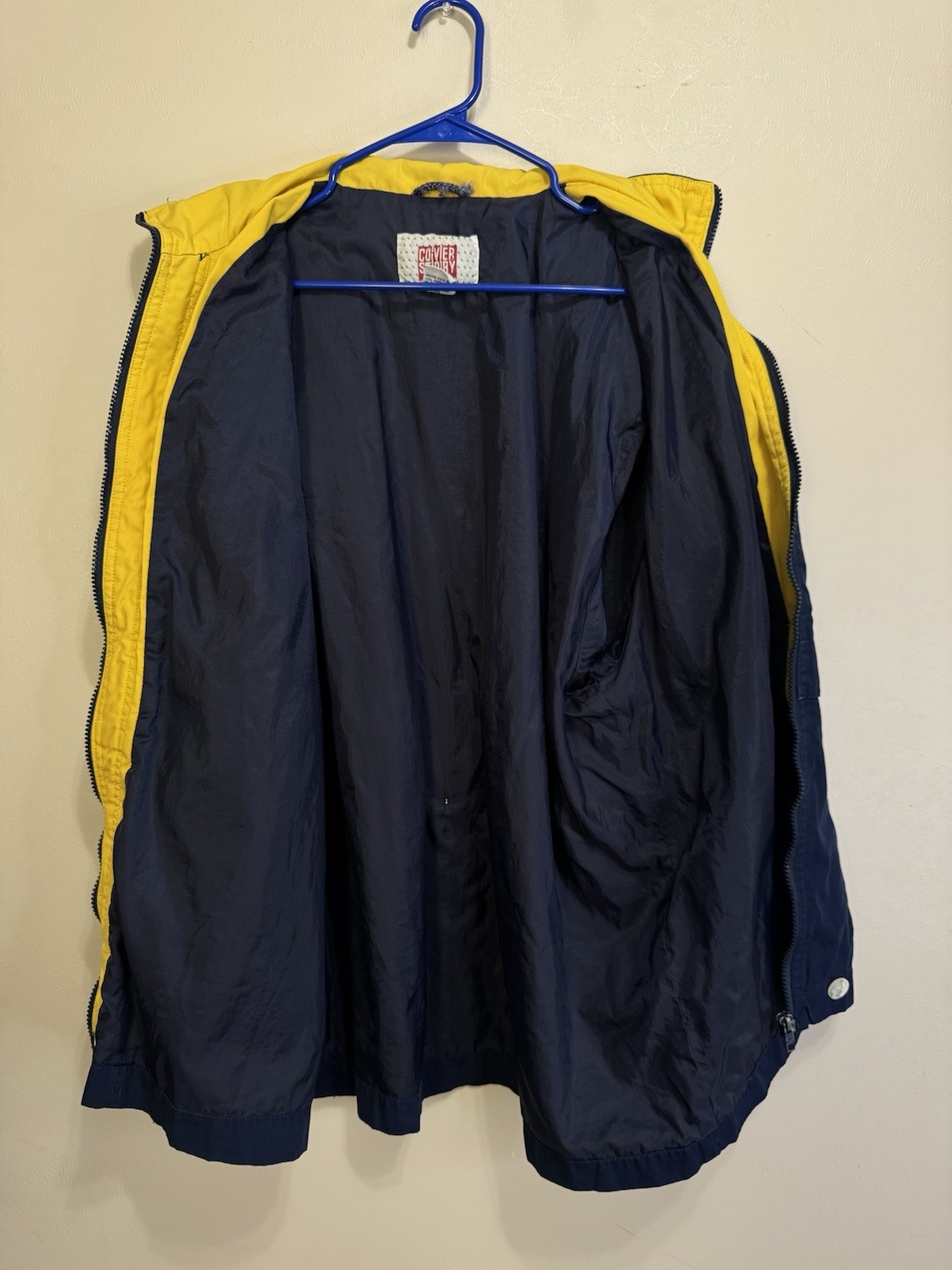 Vintage 90s Color Block Jacket XL Windbreaker Nautical Sailing Yacht