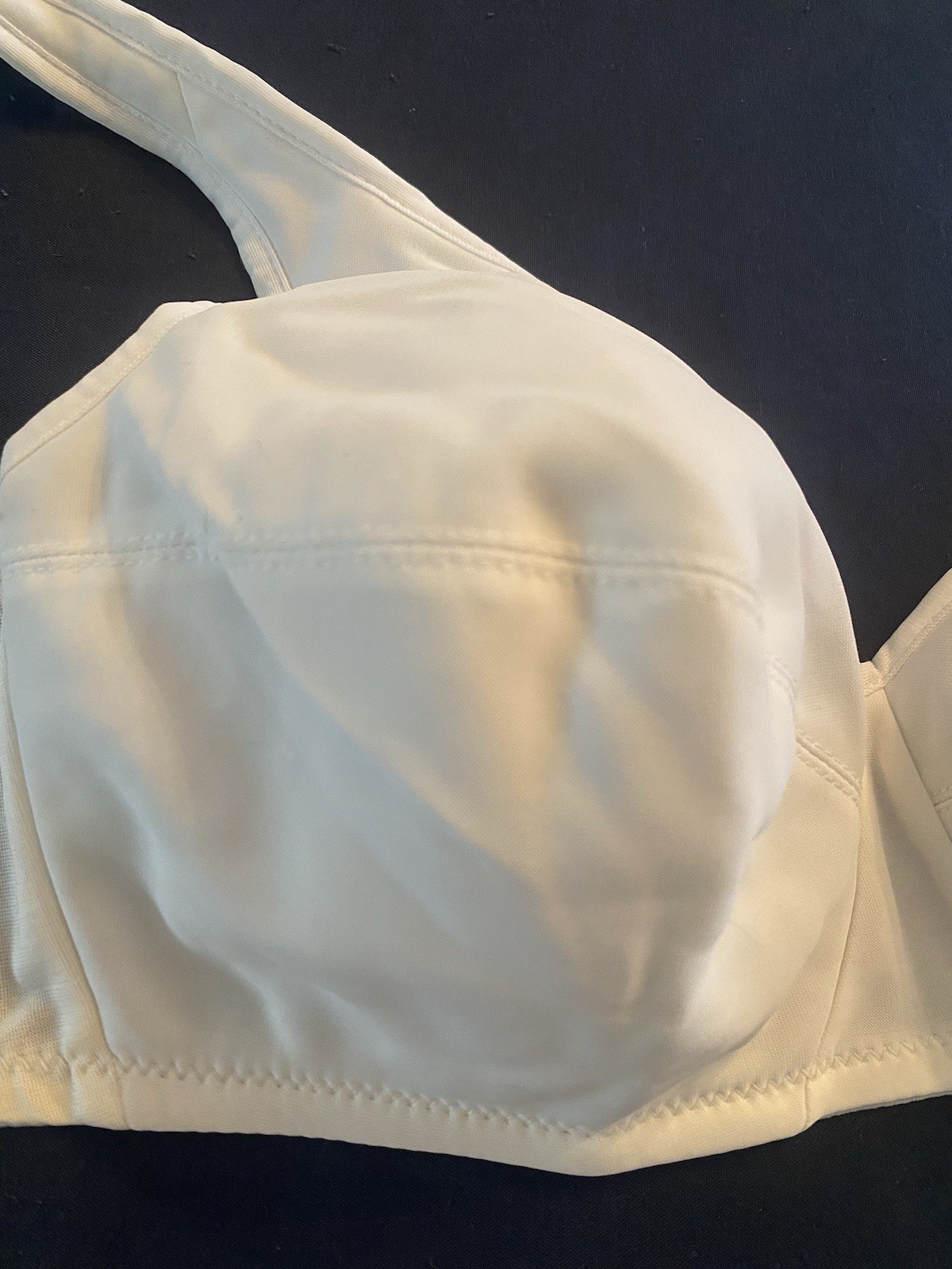 Vintage Exquisite Form Camisole Bra 36C Wirefree Nylon Lightly Lined White NWT