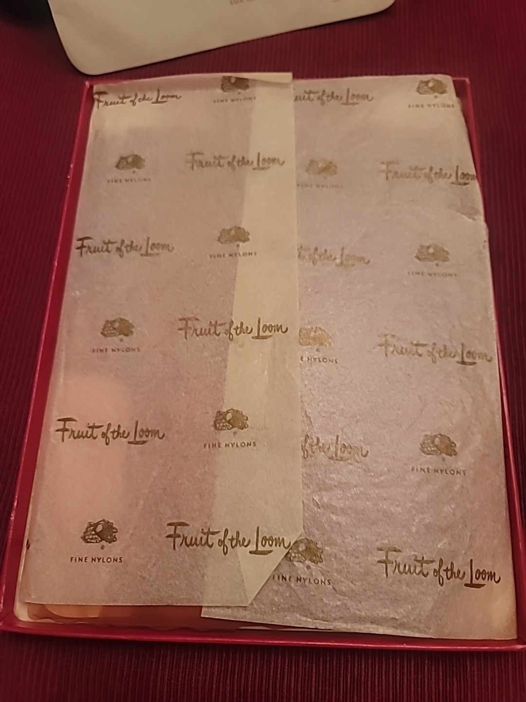 VTG Fruit Of The Loom Nylon Stockings In Schiaparelli Box