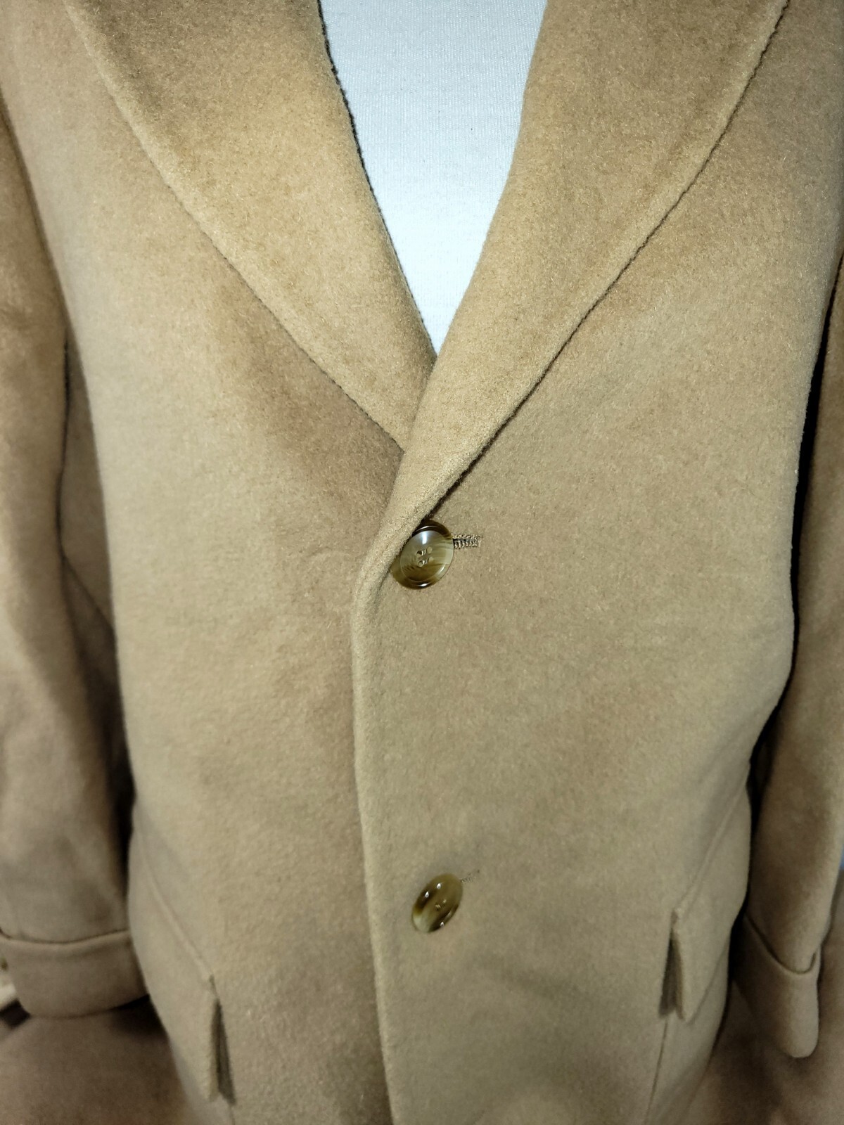 Vintage GOLD’S Merino Wool and Mongolian Camel Hair Trench Coat