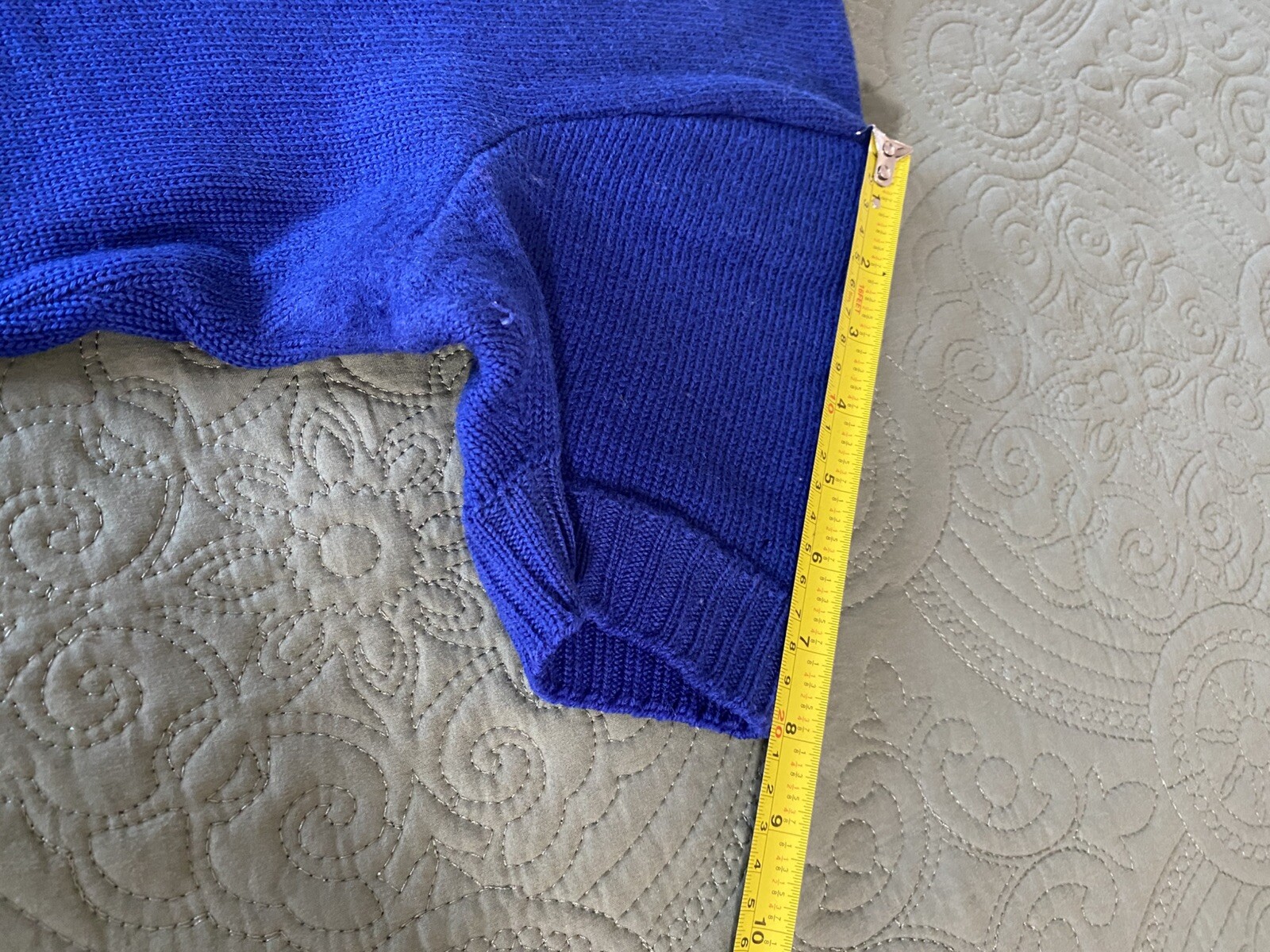 Vintage La Habra High School Vintage Women cheer sweater 1970s 100% Virgin Wool