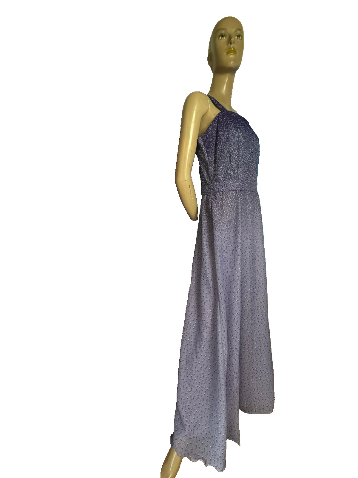 Vintage 70s Maxi Dress Kleemeier Hof Purple Evening Gown w/ Bolero Boho Gala 38 40