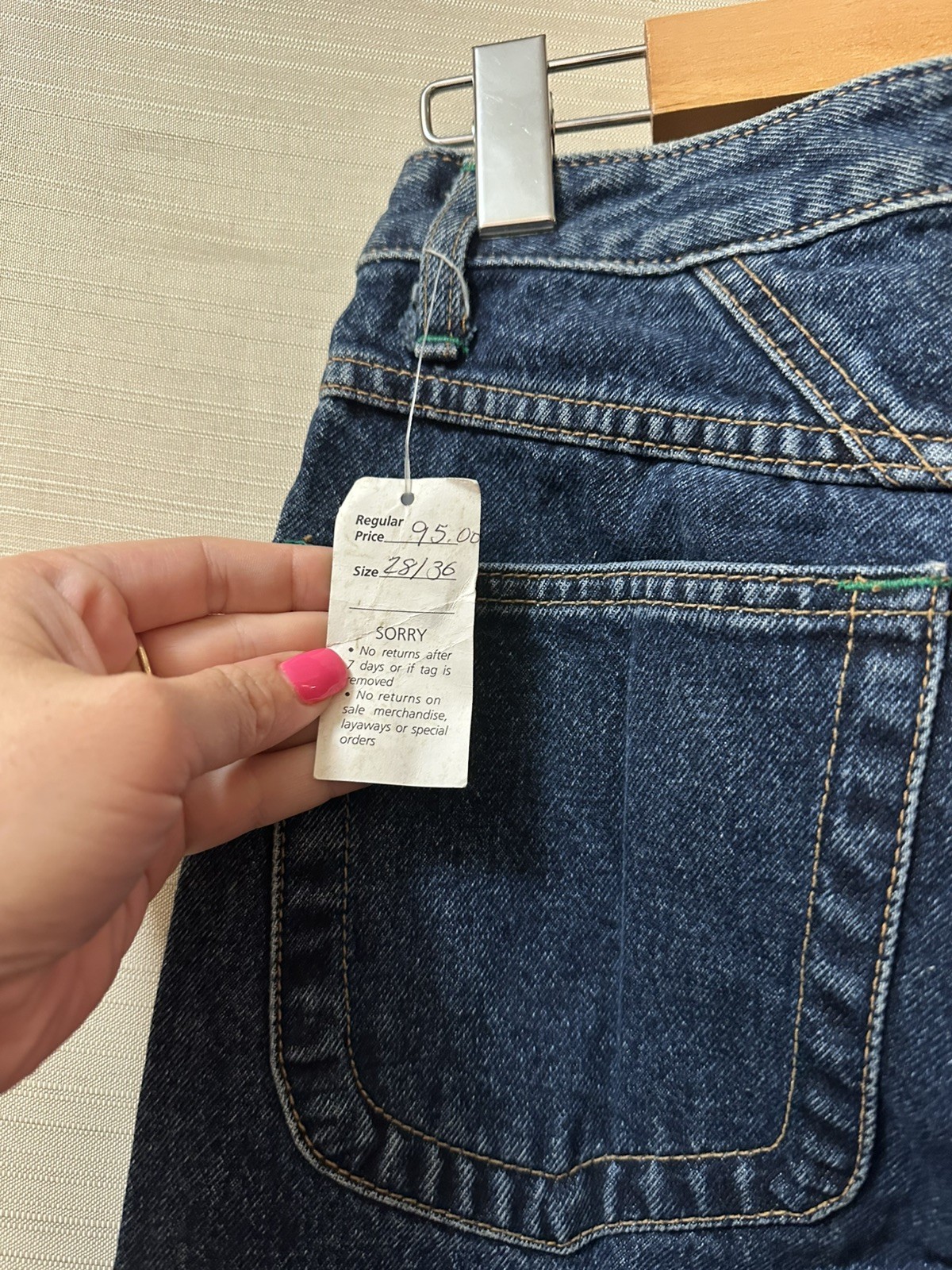 Vintage Edwin Italian Baggy Deadstock Jeans NWT Tapered Mom Women’s Size 28