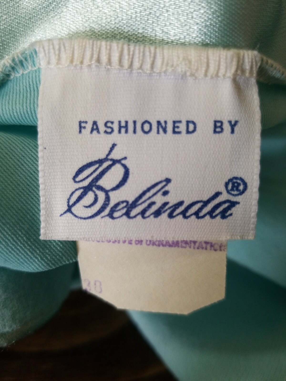 Vintage Fashion By Belinda Blue Pajama Set ILGWU Union Label Medium 38 PJ’s