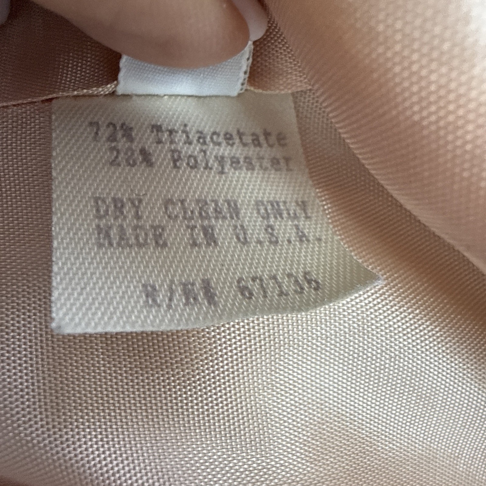YL By Yair 3 Piece Dress Suit Mother of Bride Formal Wedding Blush Sz 6 Y2K