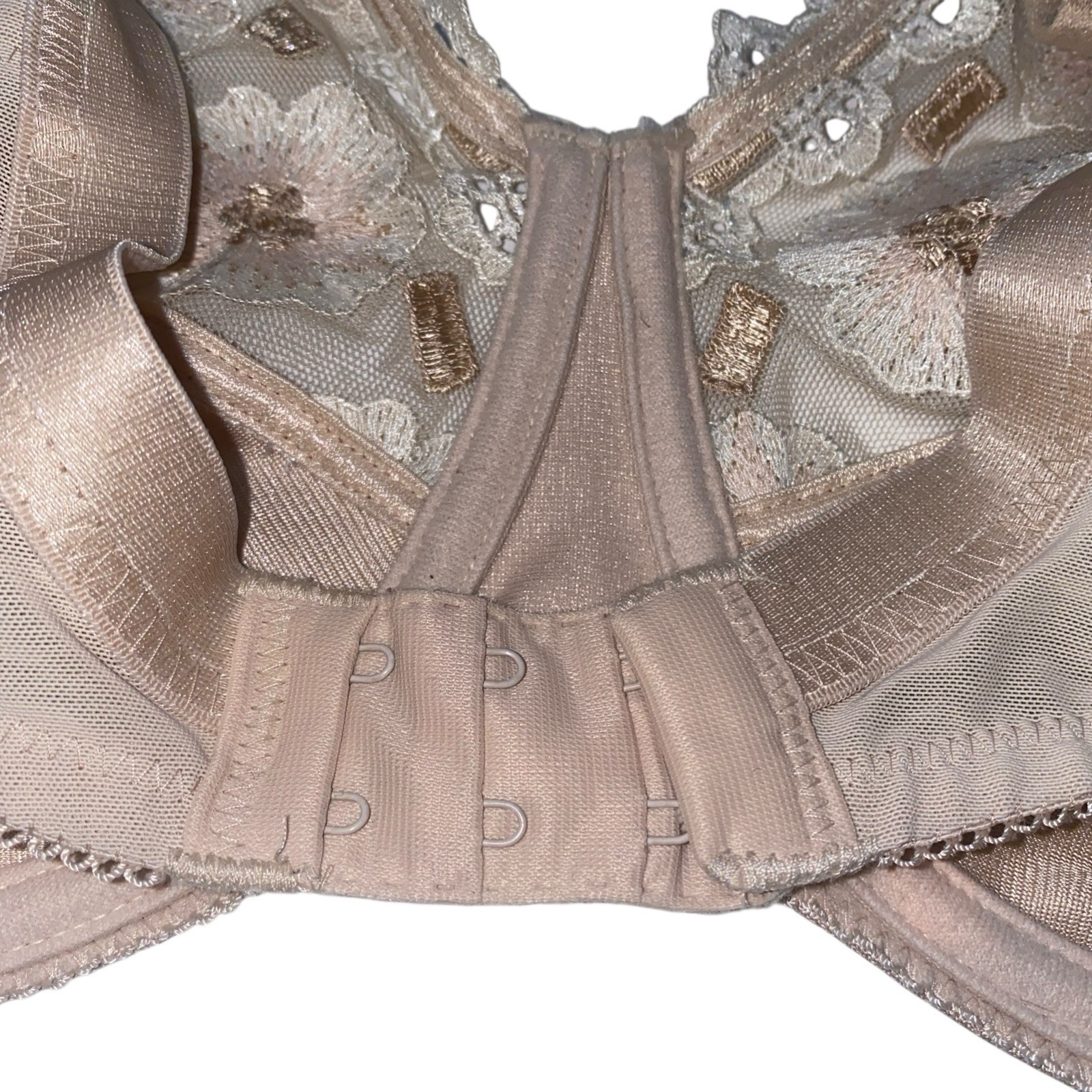 WACOAL 85532 Beige / Nude PRETTY & POLISHED Semi-Sheer UNDERWIRE BRA ~ 36DDD