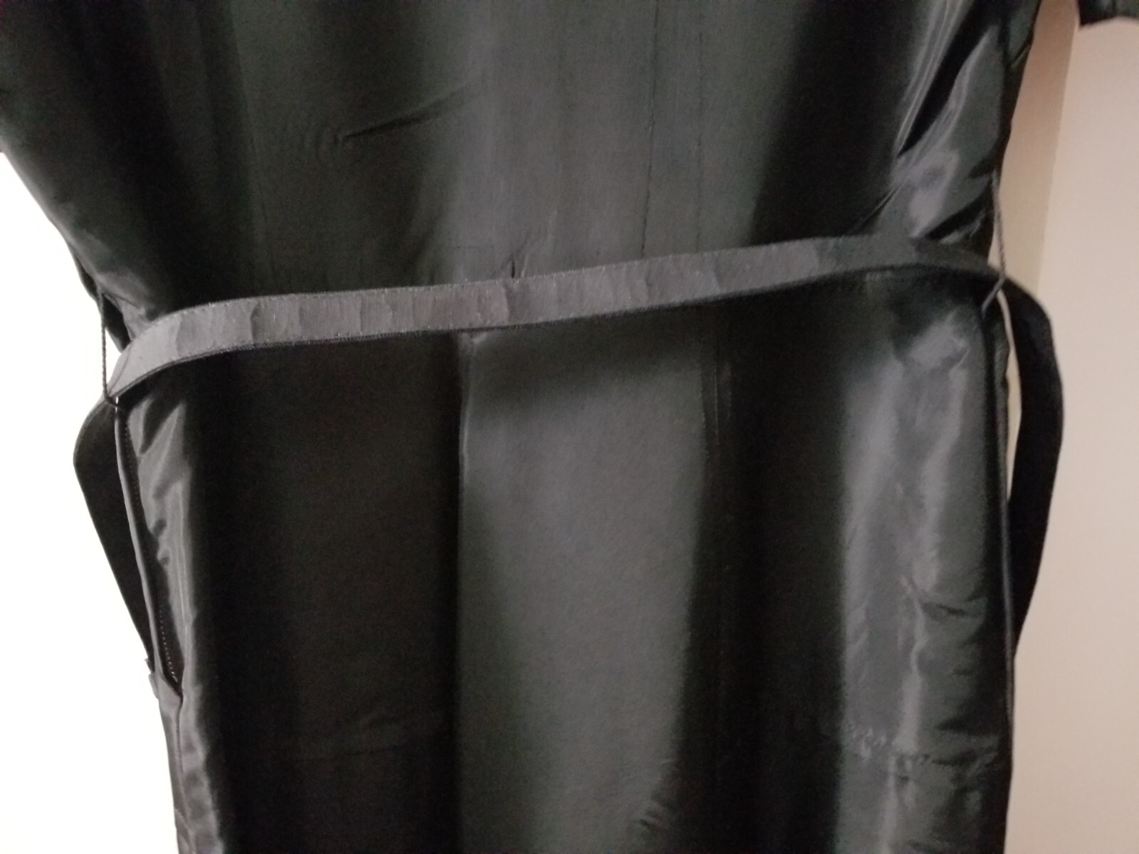 Rare Trudy Hall Jr 1940’s Black Dress With Belt Vintage – Size 11