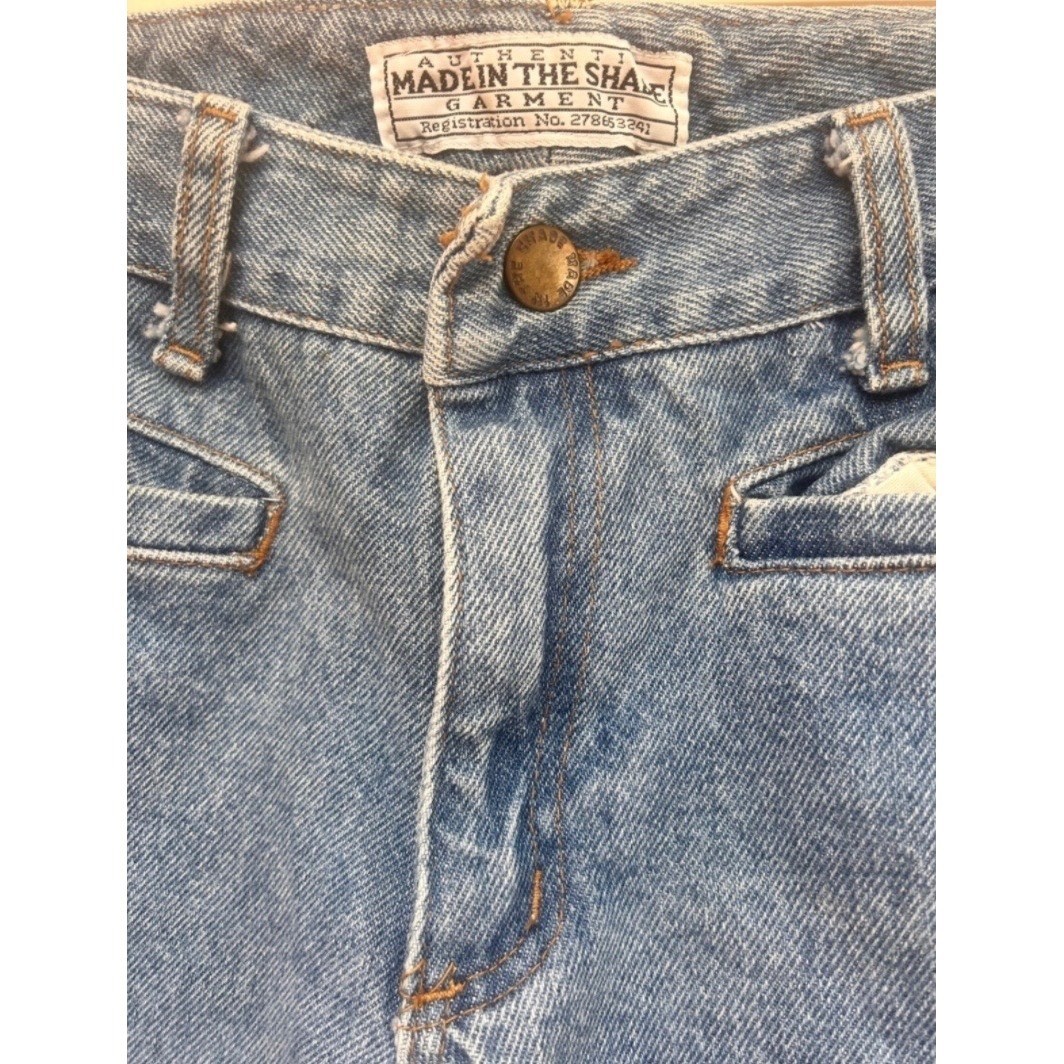 Made in the Shade Vintage Flare Jeans Blue Light Wash Paneled Bell Bottoms 5