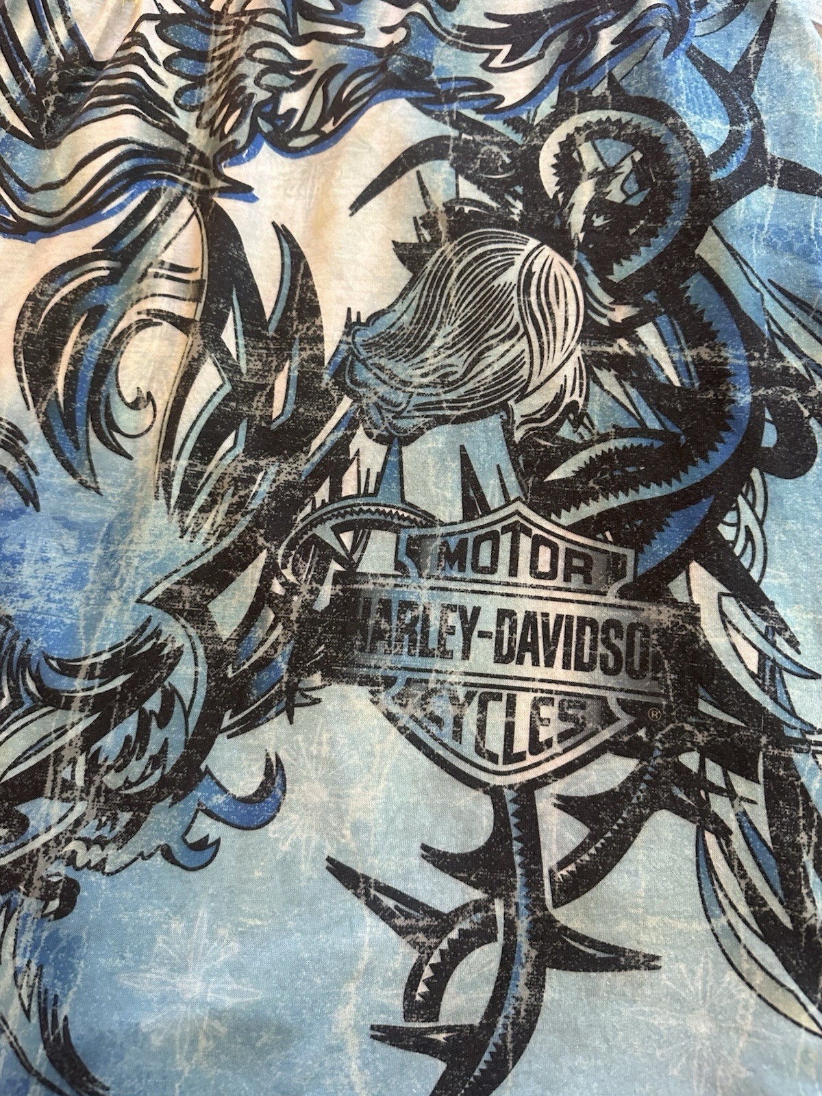 Harley Davidson Motorcycles Tribal Dragon Racer back Tank 2XL Vintage Women’s