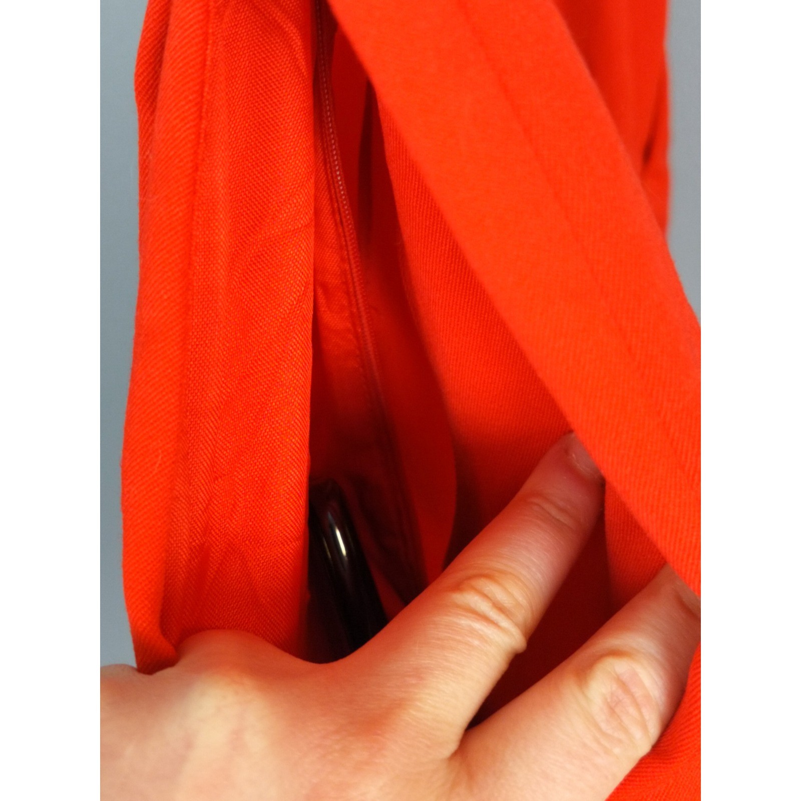 Vintage Mr. Jax Wool Pleated Shorts Orange High Waisted