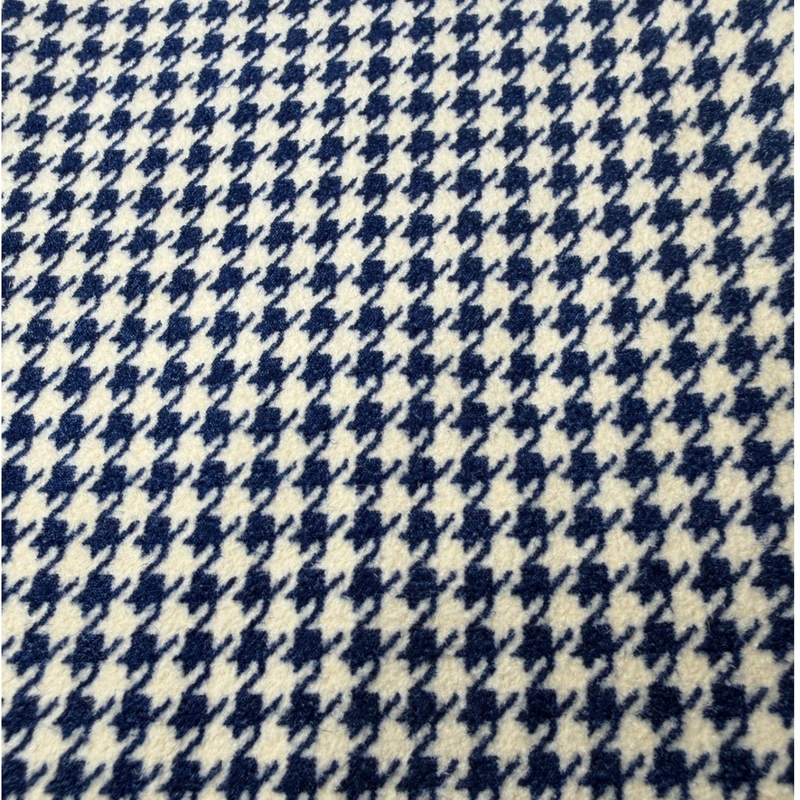 Vintage Count Romi Navy Houndstooth Pencil Skirt Made in USA Size 16 High Waist