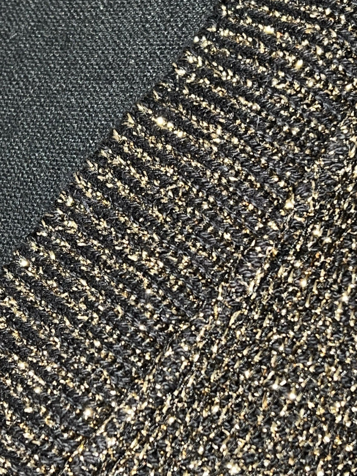 Pierre Cardin Vtg Cardigan Sweater Metallic 33”L Size Large / Medium Made In USA