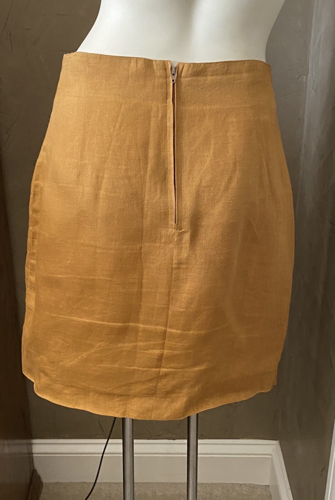 Vintage Nina K Linen Two Piece Skirt Suit Label Size 8 See Measurements