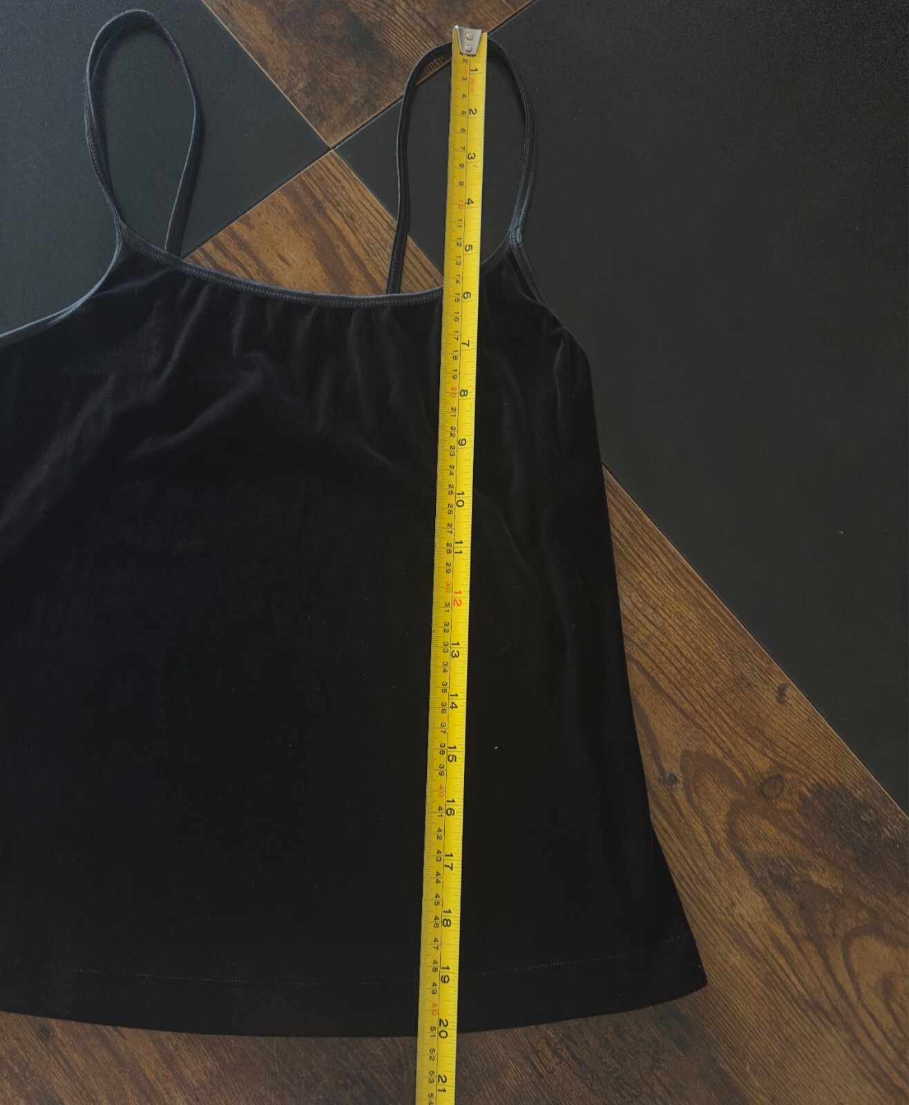 Vintage WARNER’s Velvet Beware, Small Black Tank Top Camisole Spaghetti Straps