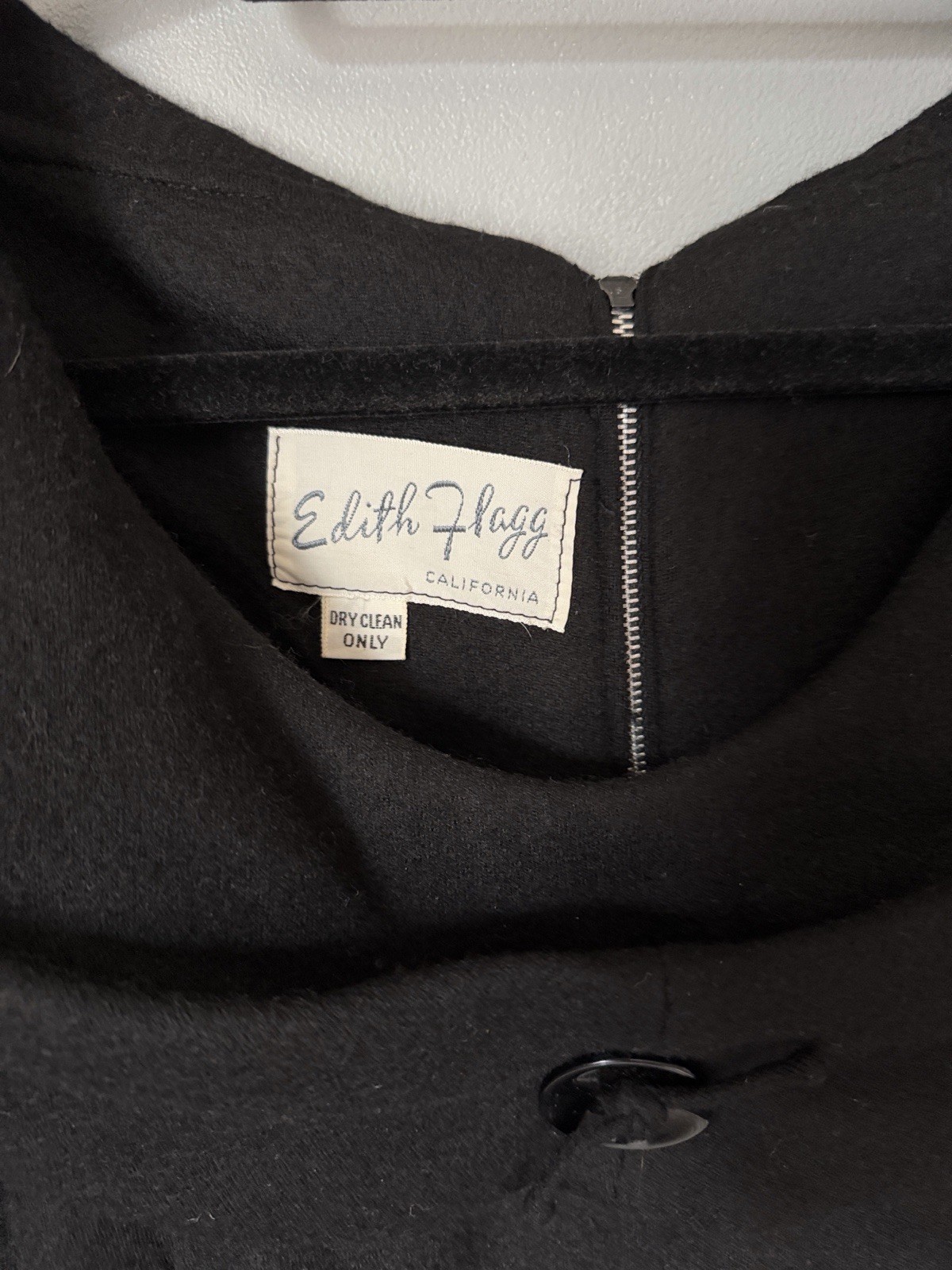 Edith Flagg Vintage Women’s 100% Wool Midi Pencil Old Money Dress Waist 32”