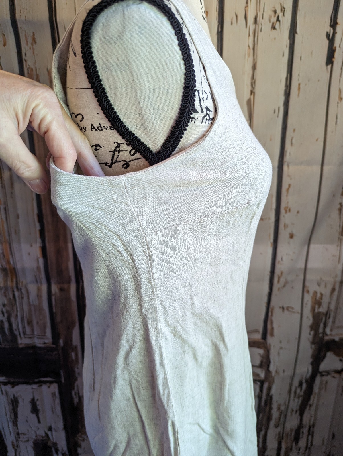 Vintage Allison -Che Linen Dress