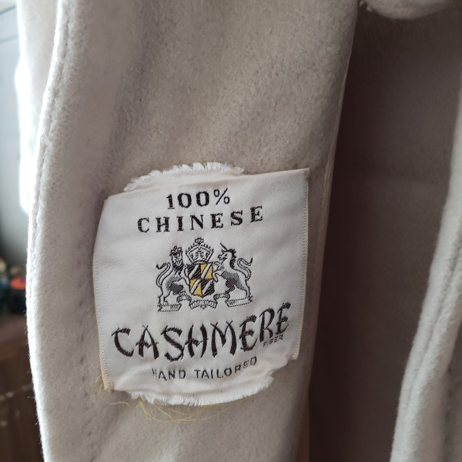 1950s 1960s Vintage 100% Cashmere Lined Car Swing Coat Anter Fashion Denver