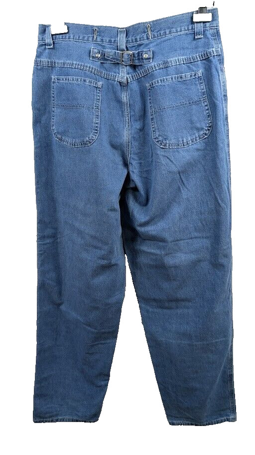 Riders by Lee Womens Vintage 90s Relaxed Fit Buckle Back Jeans sz 16M W463-020