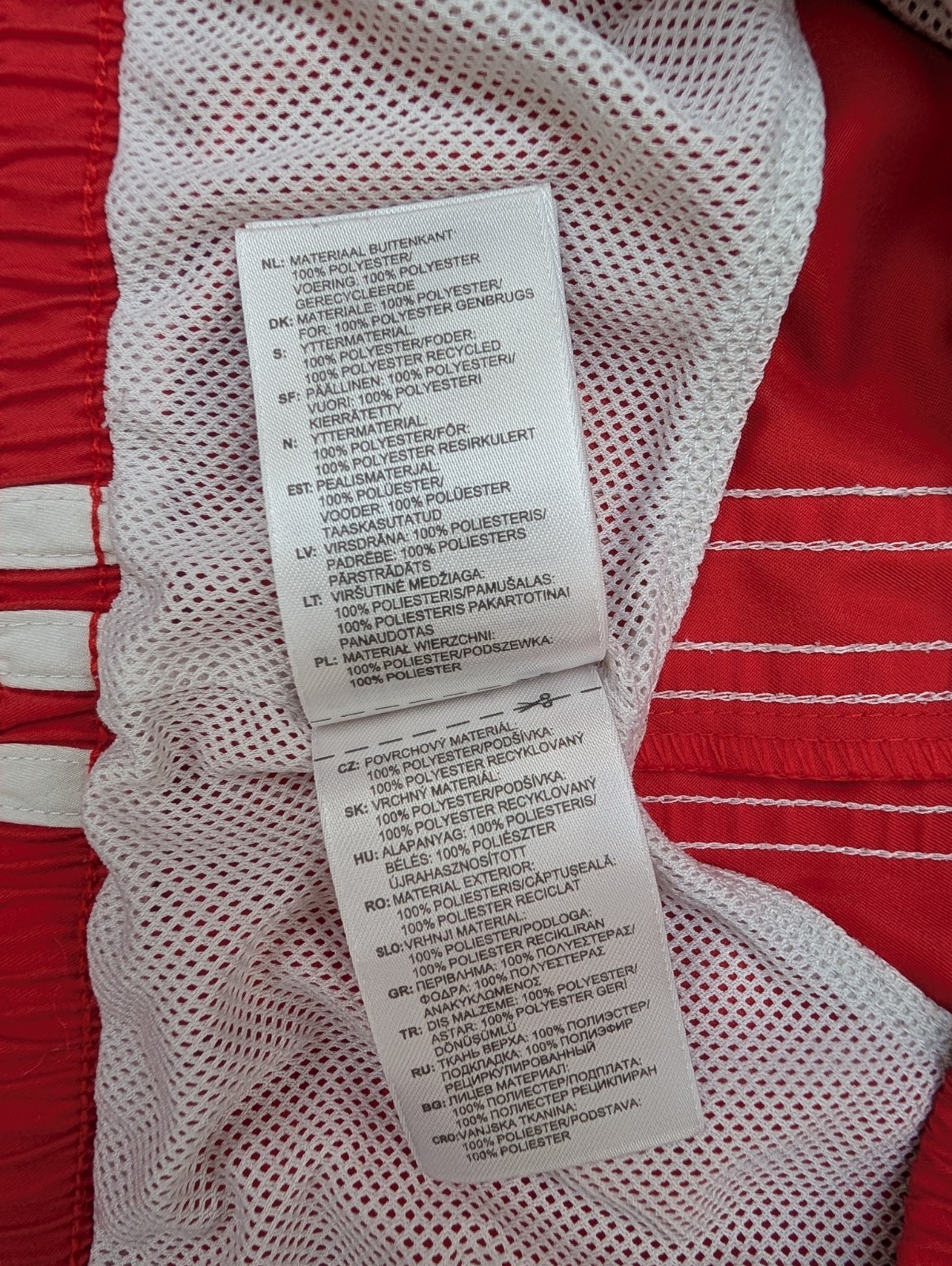 Adidas Sprinter Glanz Womens Shorts S Red Sports Vintage Football Casual Retro