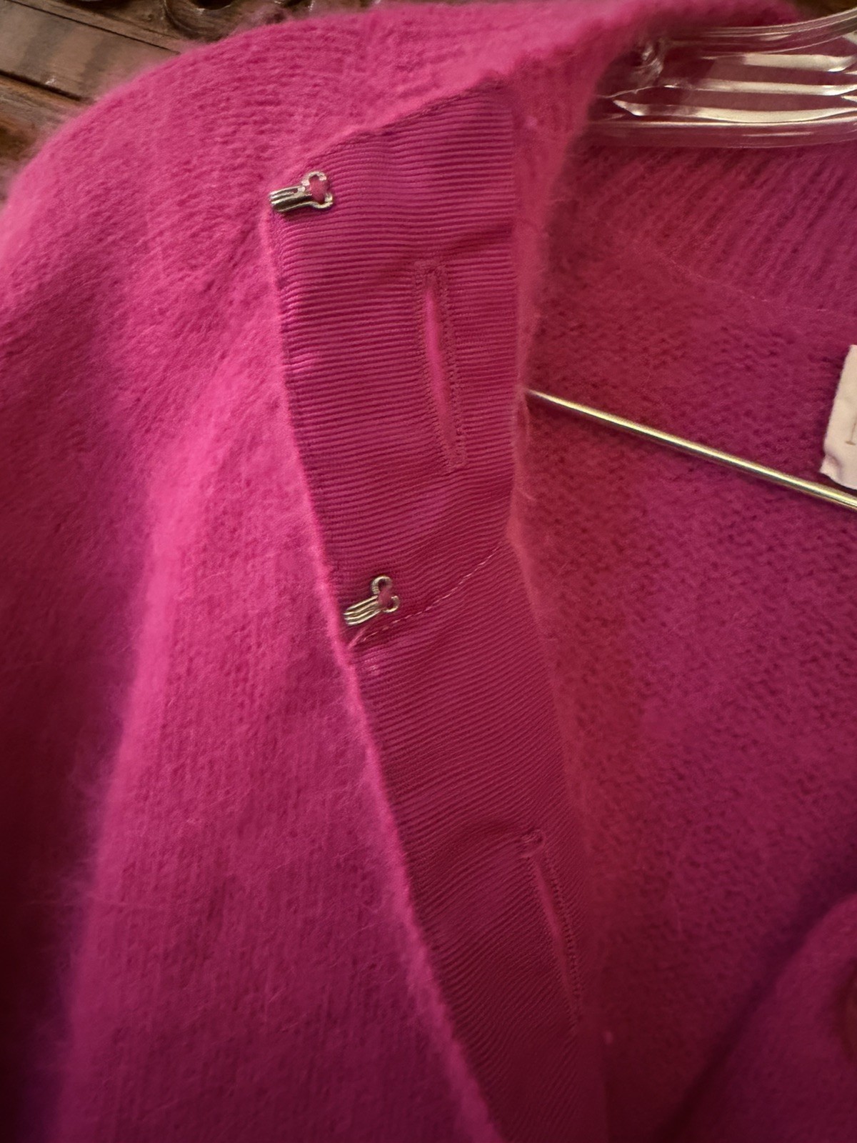 VTG Nardis of Dallas 1960’s Pink Cardigan Angora, wool and Nylon