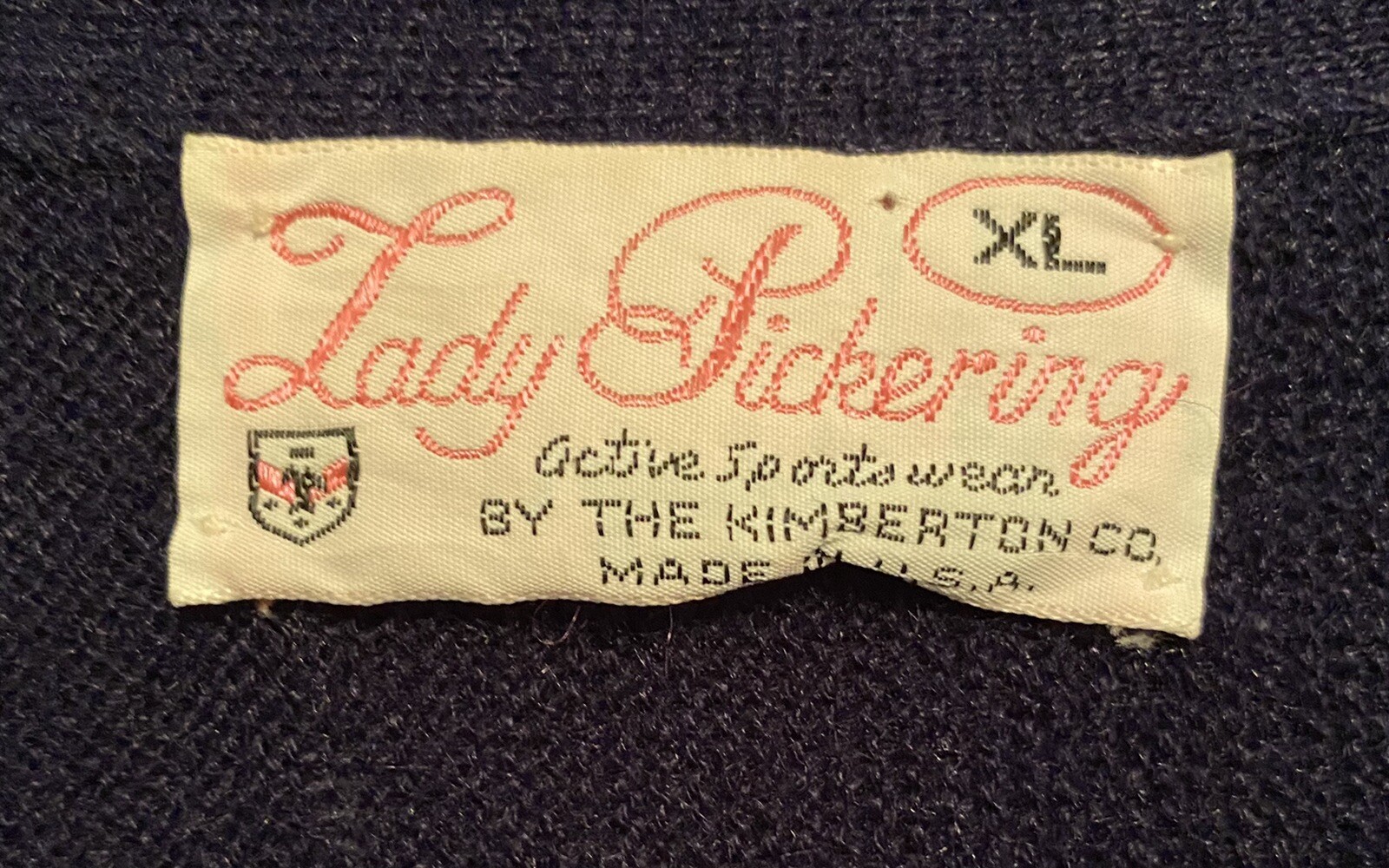 Vintage Lady Pickering Cardigan Sweater Niagara Falls CC Womens L