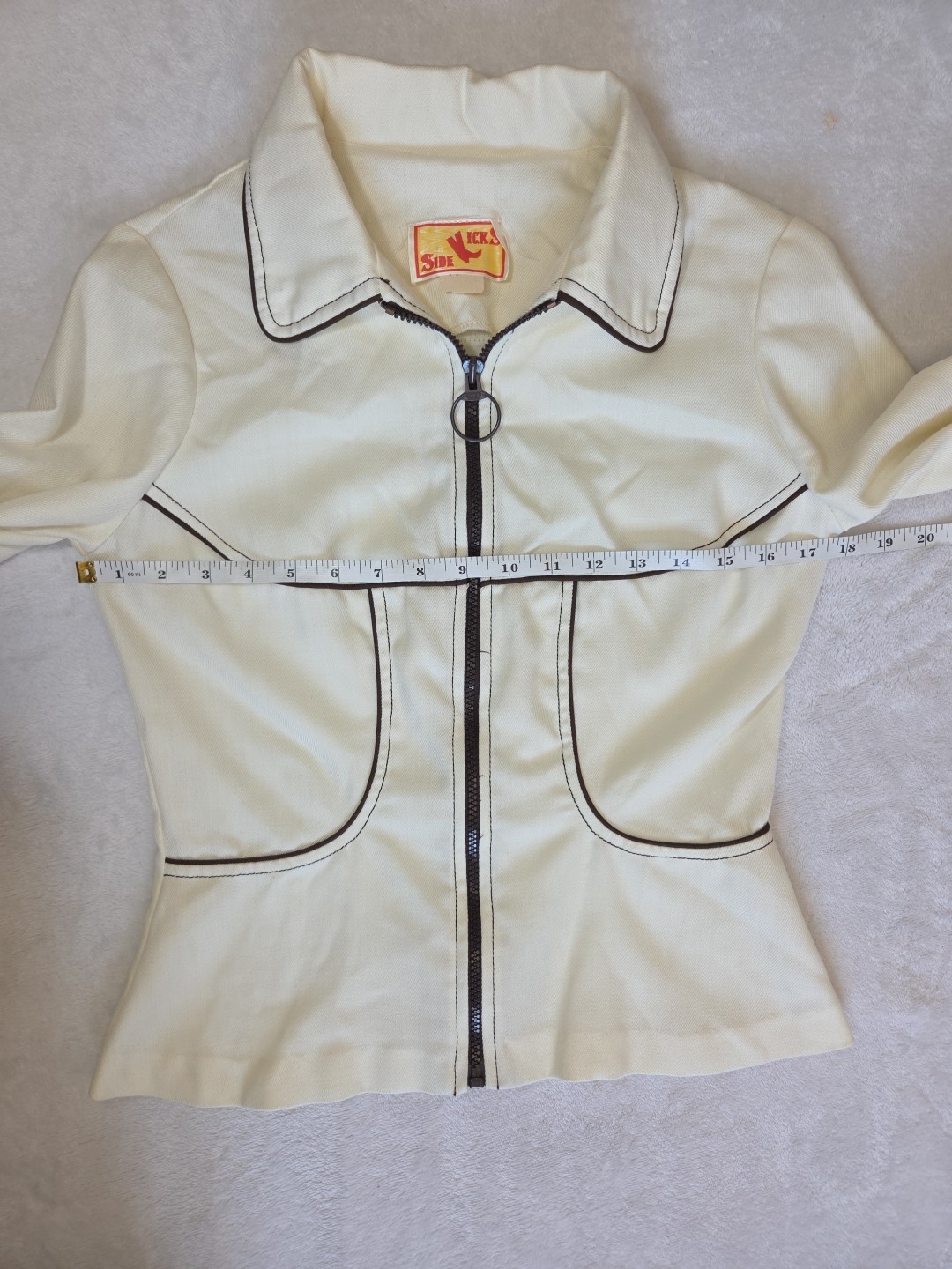 Vintage SIDE KICKS Western Suit Flare Pants Jacket Size 9 Women Equestrian 1970s