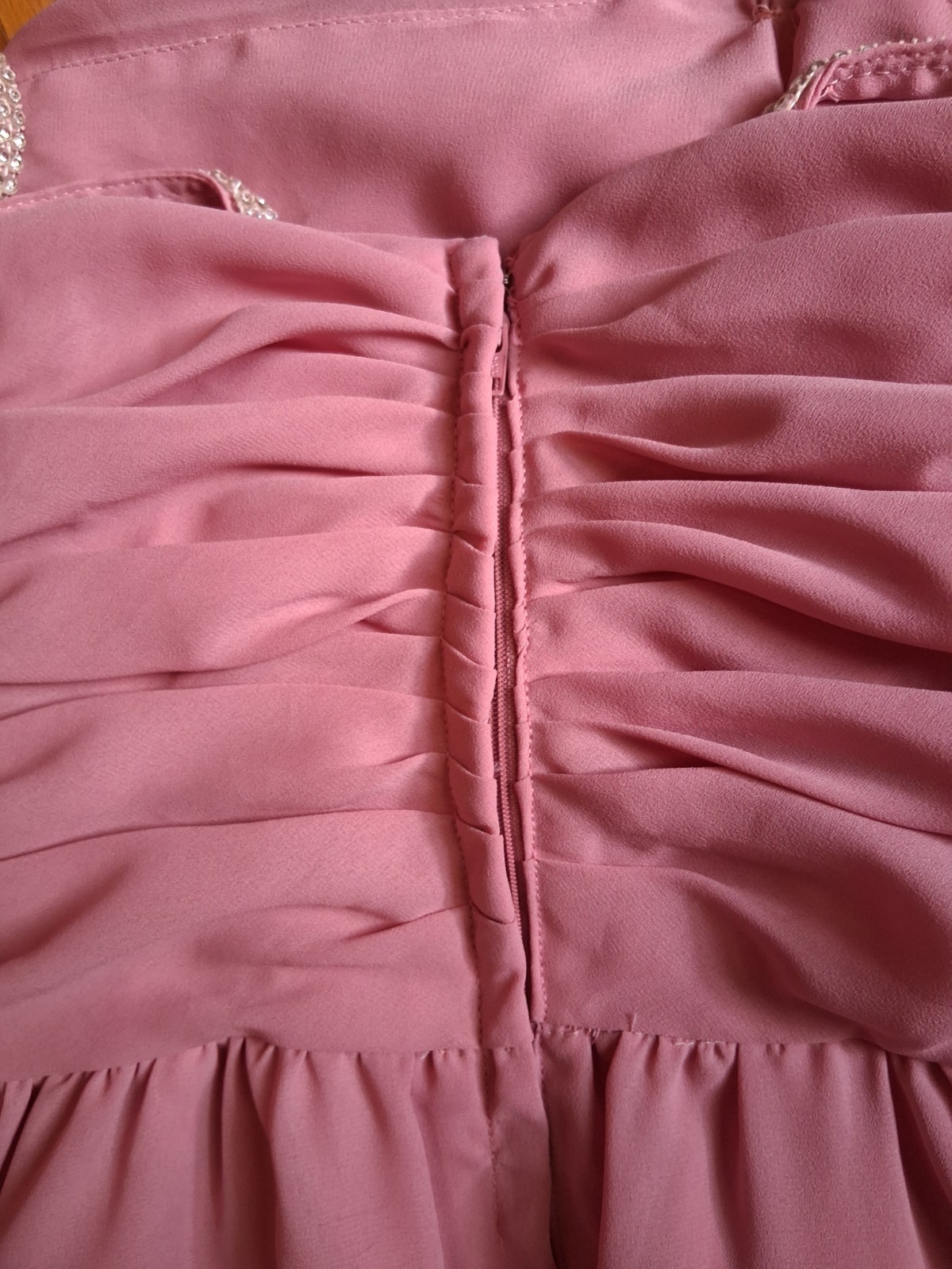 Vintage 1960s Midcentury Mod Claralura Rose Rhinestone Balletcore Cocktail Dress