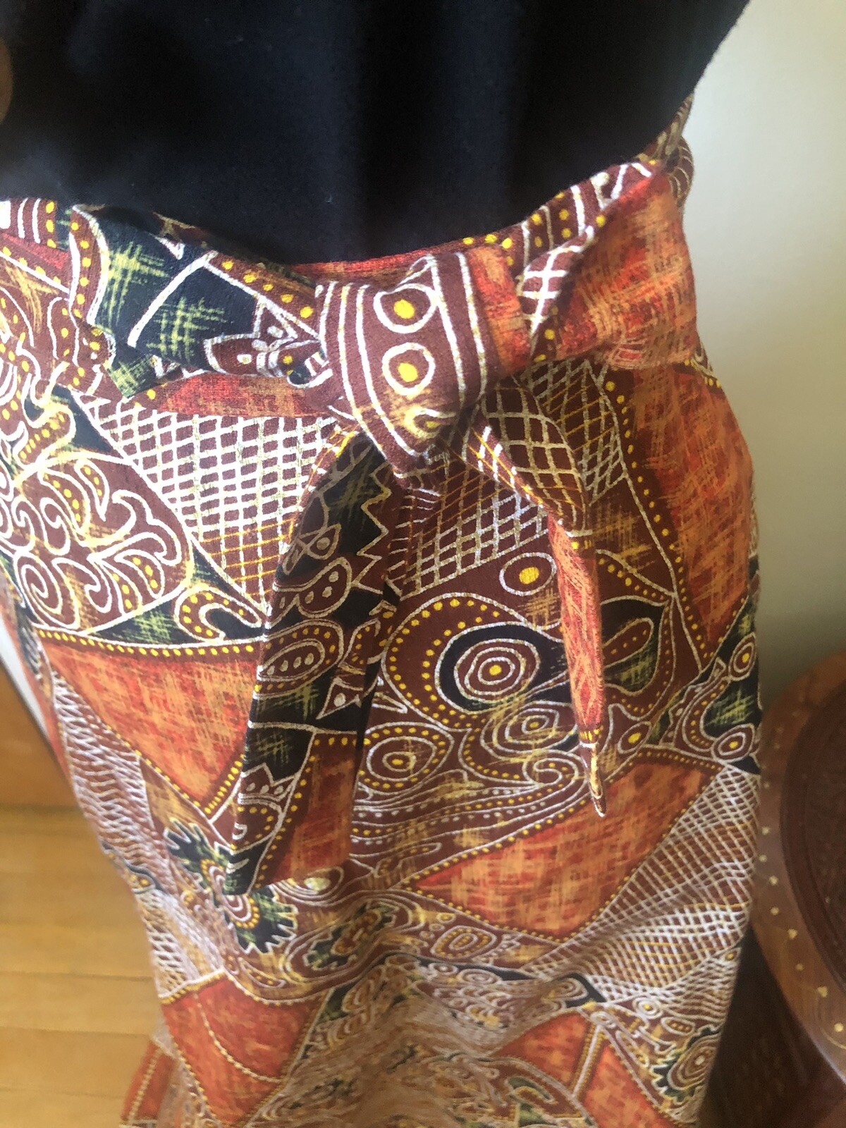 1960’s Mid Century Tribal Print Maxi Skirt