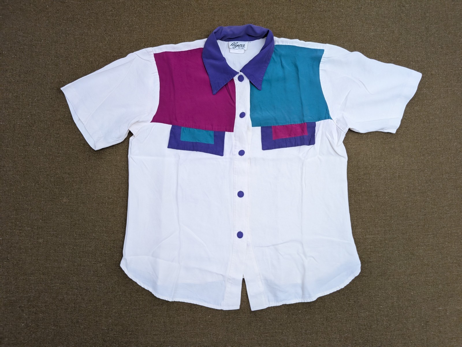 Vintage Iyza 80s Made In USA Blouse Shirt Women’s Medium