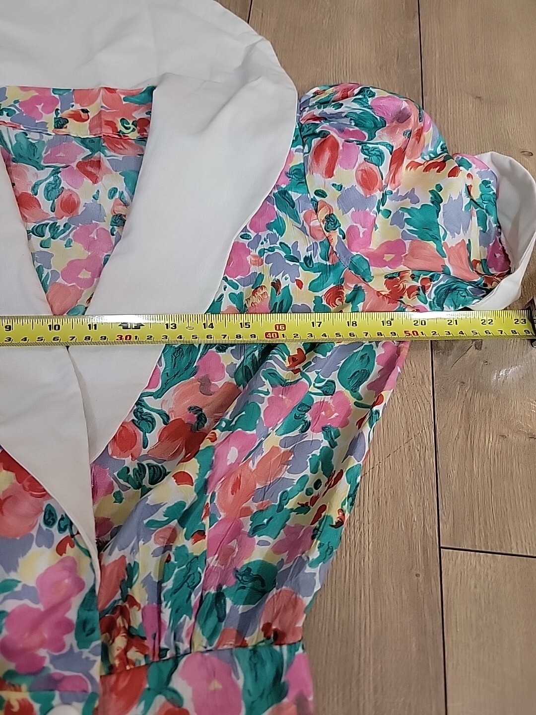 Vintage’80s Tea Garden Floral Party Dress/Handmade
