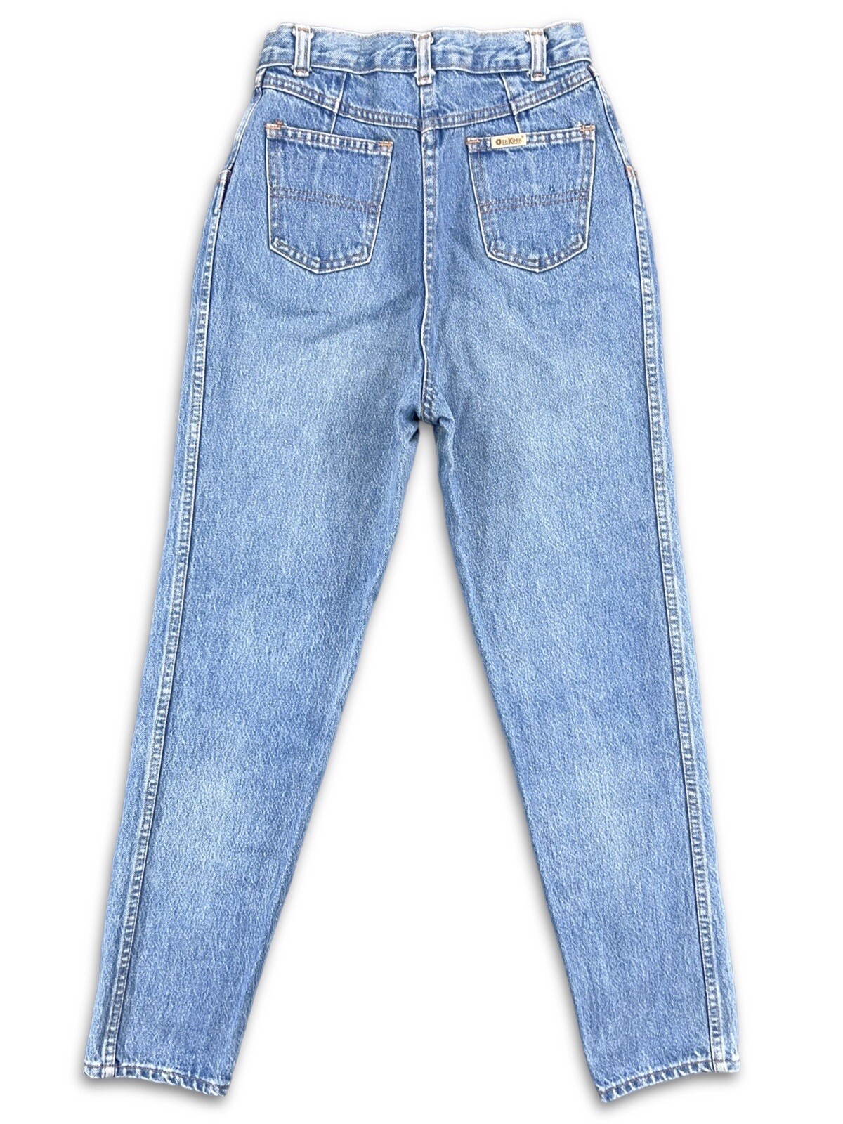 vintage oshkosh high waisted jeans pleated 90s 24×26