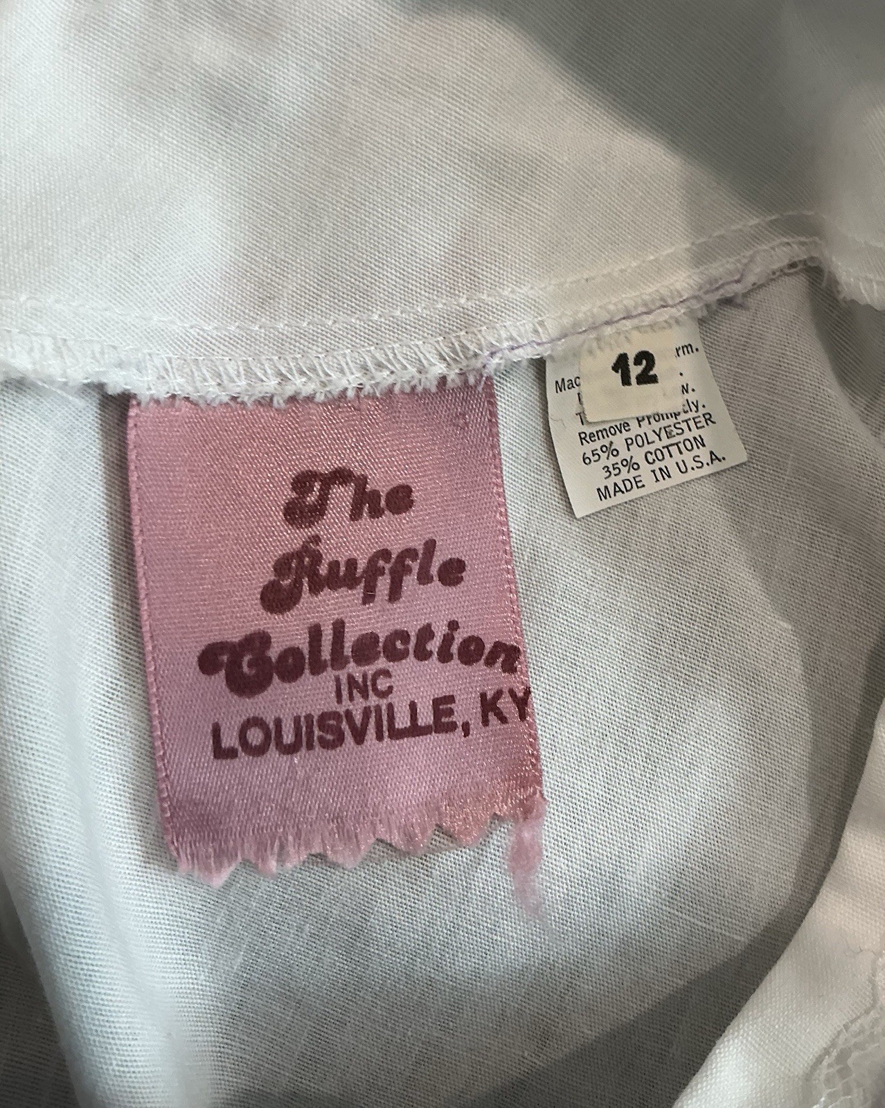 Vintage Milk Maid Dress 8 Pastel Lace Lolita Coquette Handmaiden USA