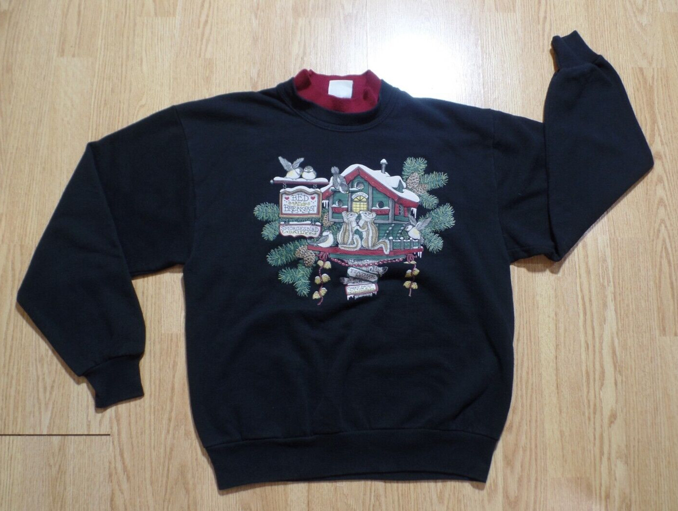 VINTAGE CHIRSTMAS/WINTER GRANDMA/MOM SWEATSHIRT, MADE IN USA SZ MED