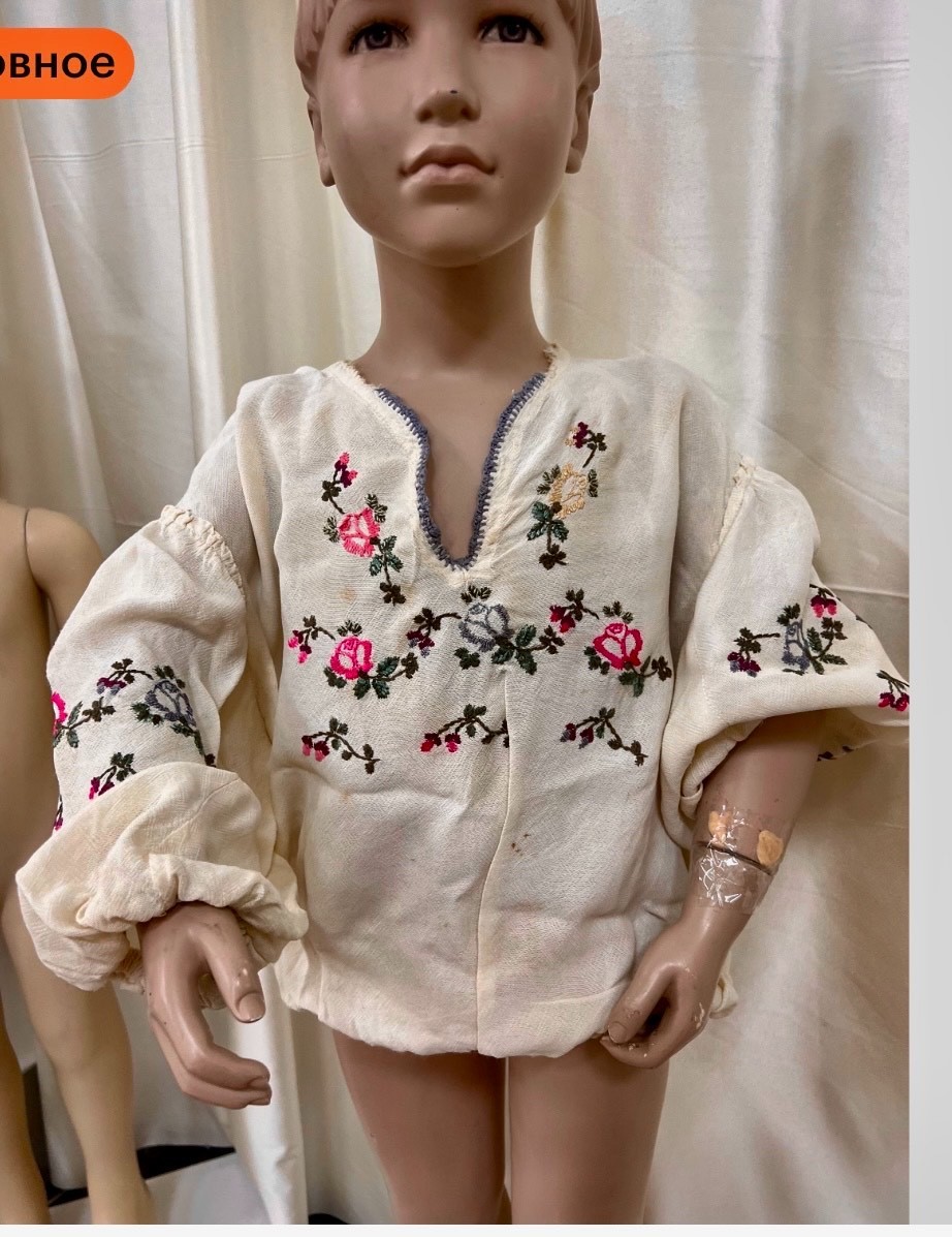 Antique blouse, circa 1900-1920, Ukraine.