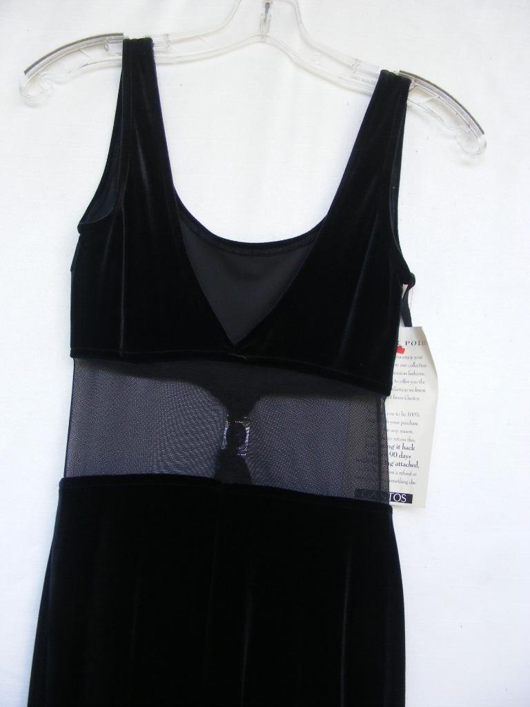 Urban Girl Womens Empire Dress S Slinky Spandex Stretch Sheer Illusion Maxi Tall