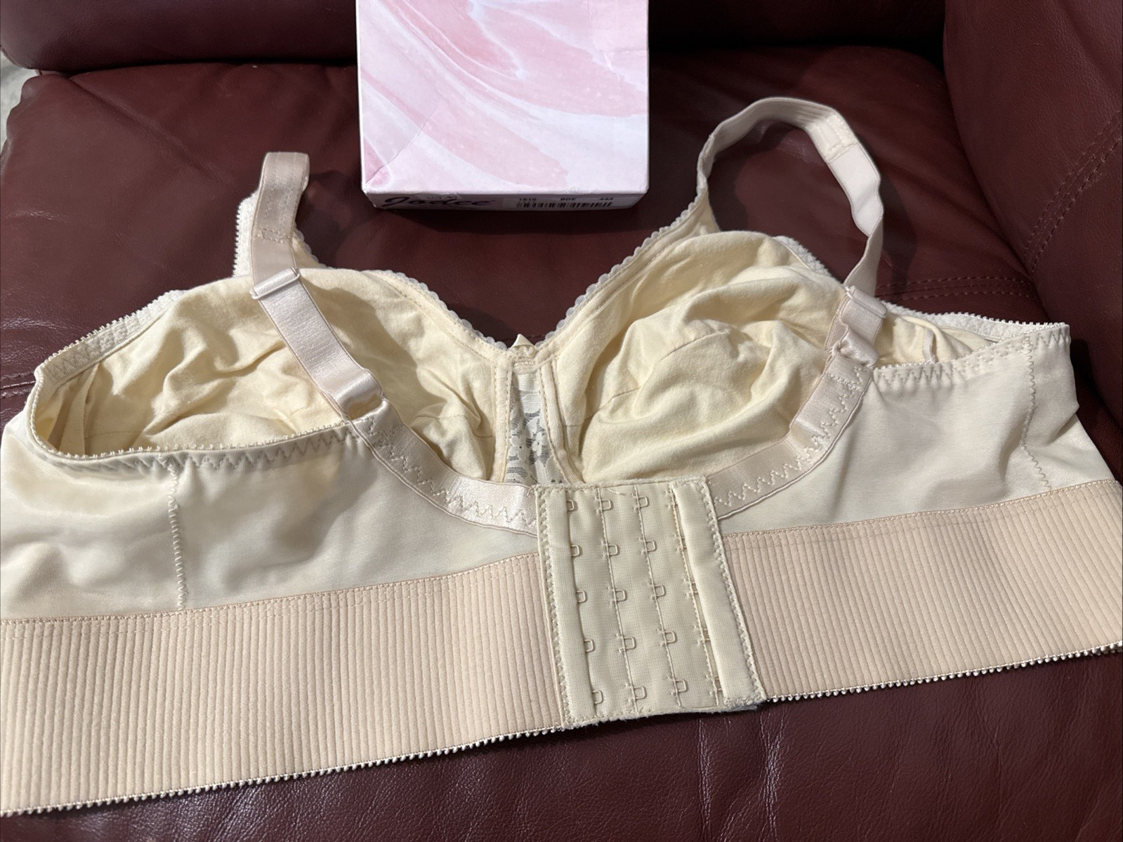 NEW Jodee Surgical Style 1515 Post Mastectomy Bra BEIGE w/Pockets USA-MADE 44A