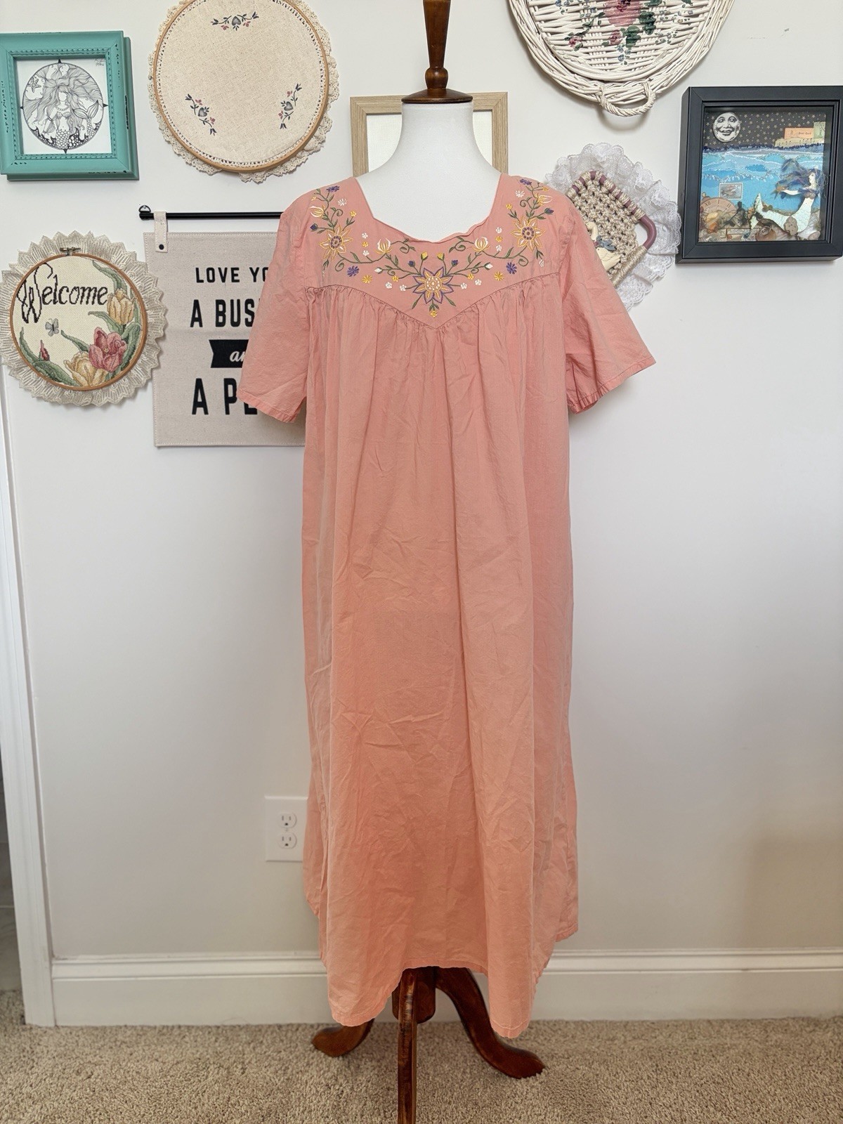 Vintage Expressions Nightgown Dress