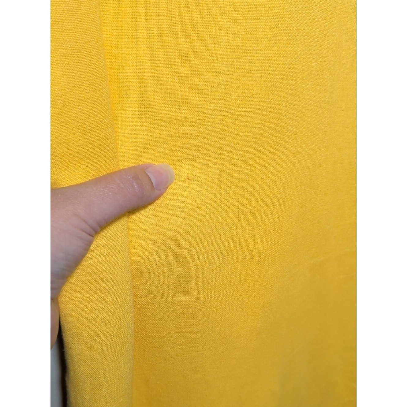 Vtg 90s Yellow Linen Two Piece Maxi Dress Set Paris Embroidery Euro Summer XL