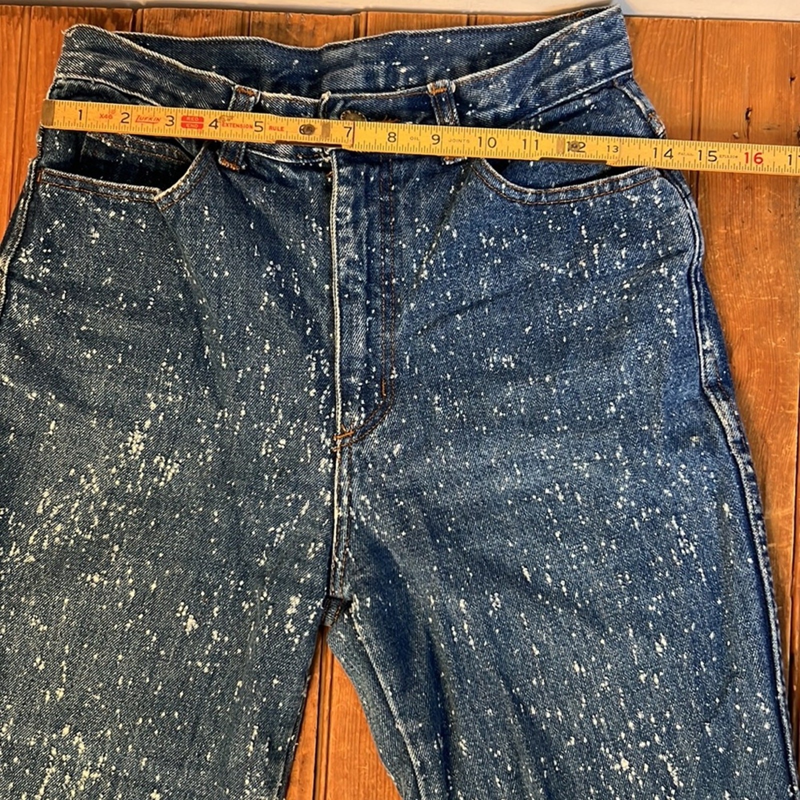 Womens Vintage 1980’s Jeans Made in the shade speckled high rise baggy