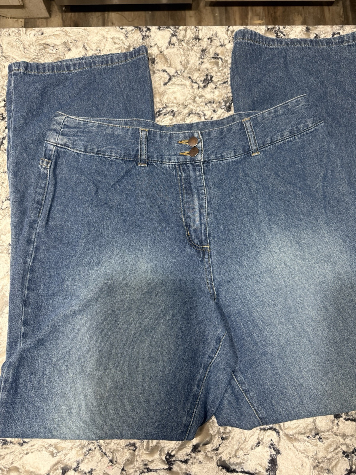 VTG Forenza High Rise Jeans No Rear Pockets Sz 12 90s Y2K