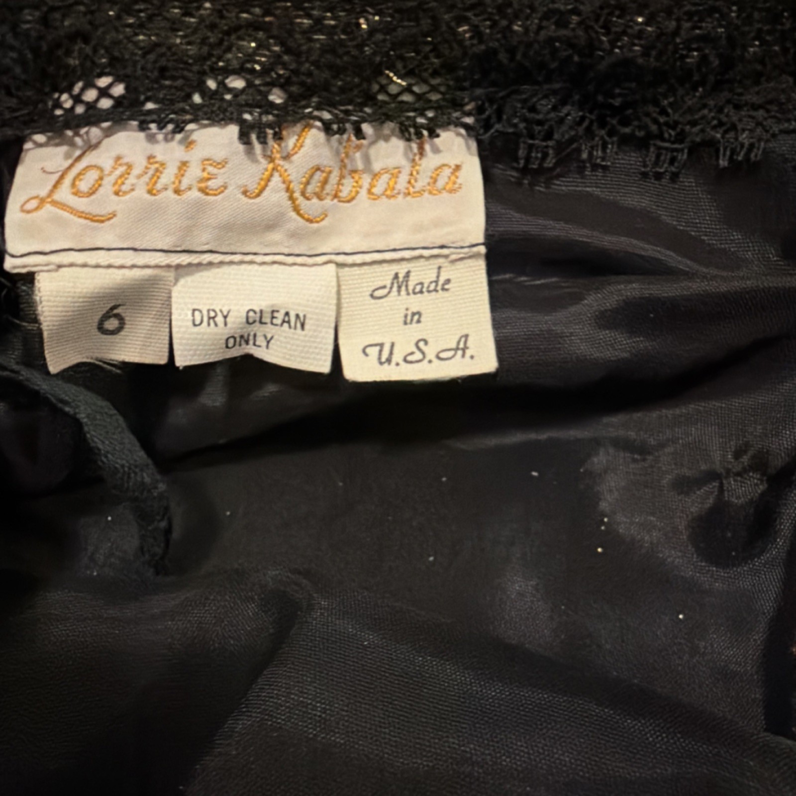 VTG Lorrie Kabala 80s Metallic Gold Brocade Skirt Suit Set 6 Prom Party Mob Wife