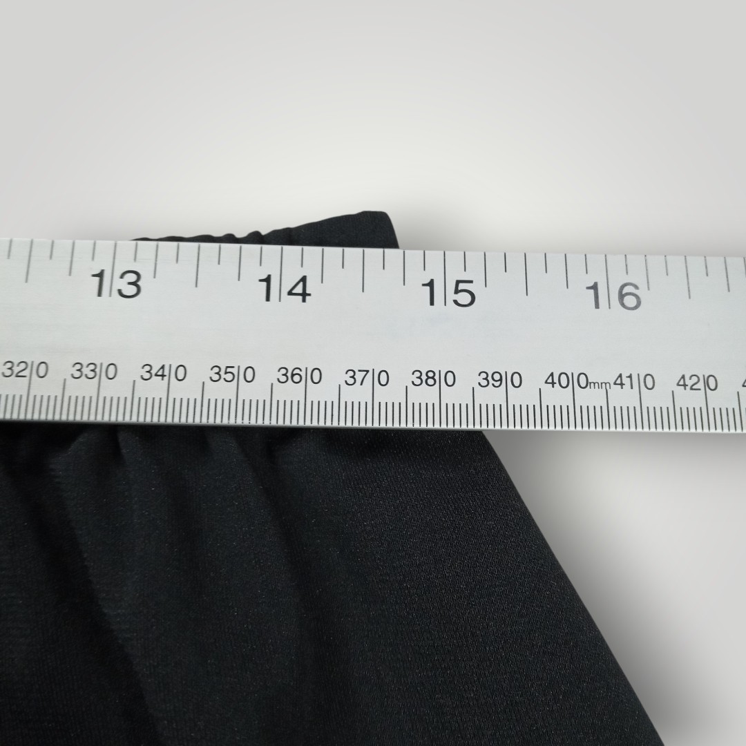 Victor Costa Occasion Women’s L Black Long Skirt Side Slit Elastic Waist